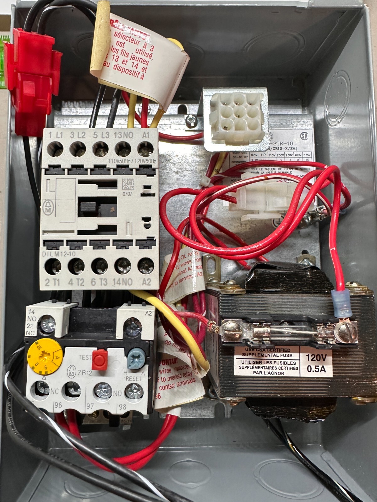 SYSTM-STR-10 Non-Combo Non-Reversing System Starter 3Ph 575V 1NO (56)