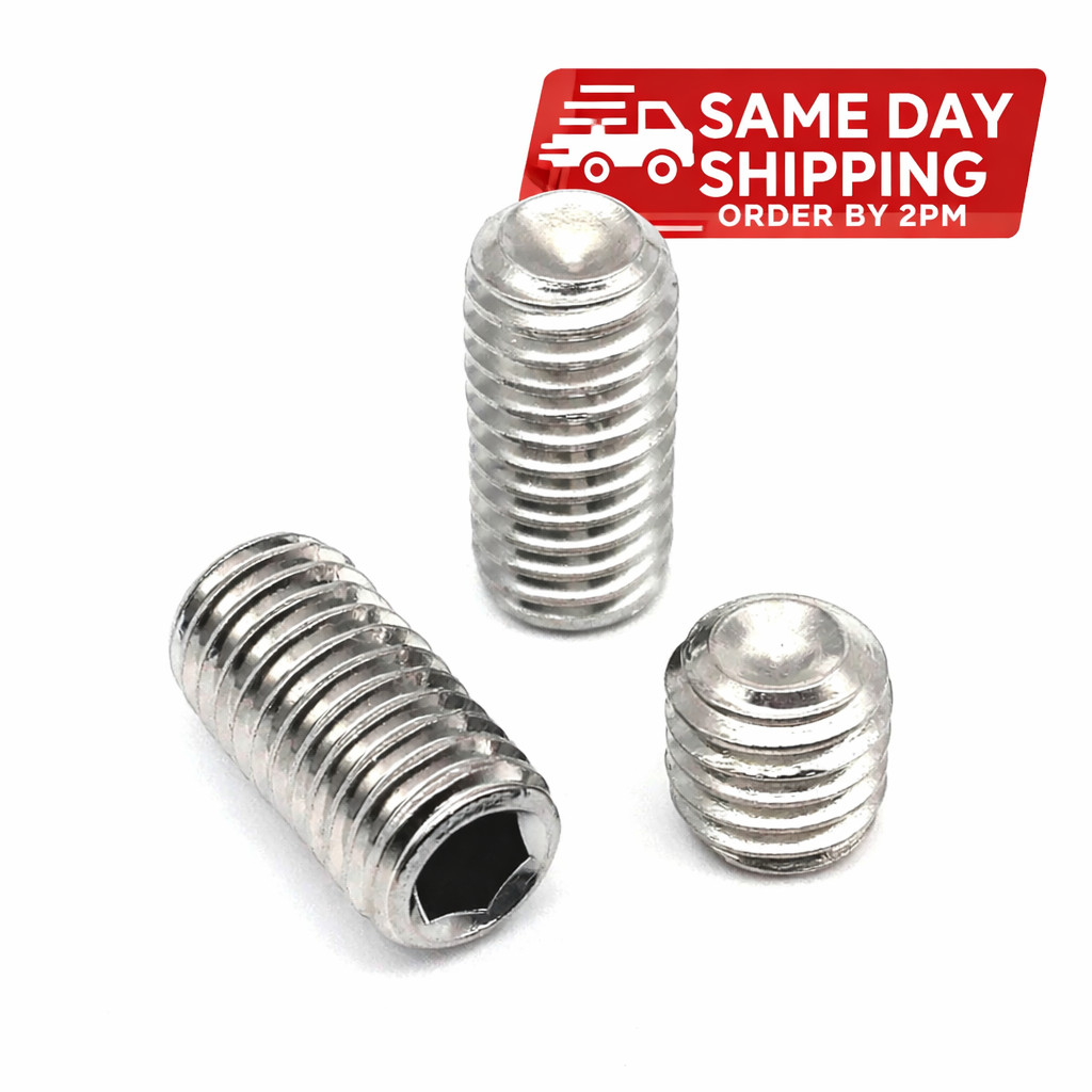 1500x Hex Socket Set Screw Kit M2-M8 Cup Point Grub Bolt Assortment