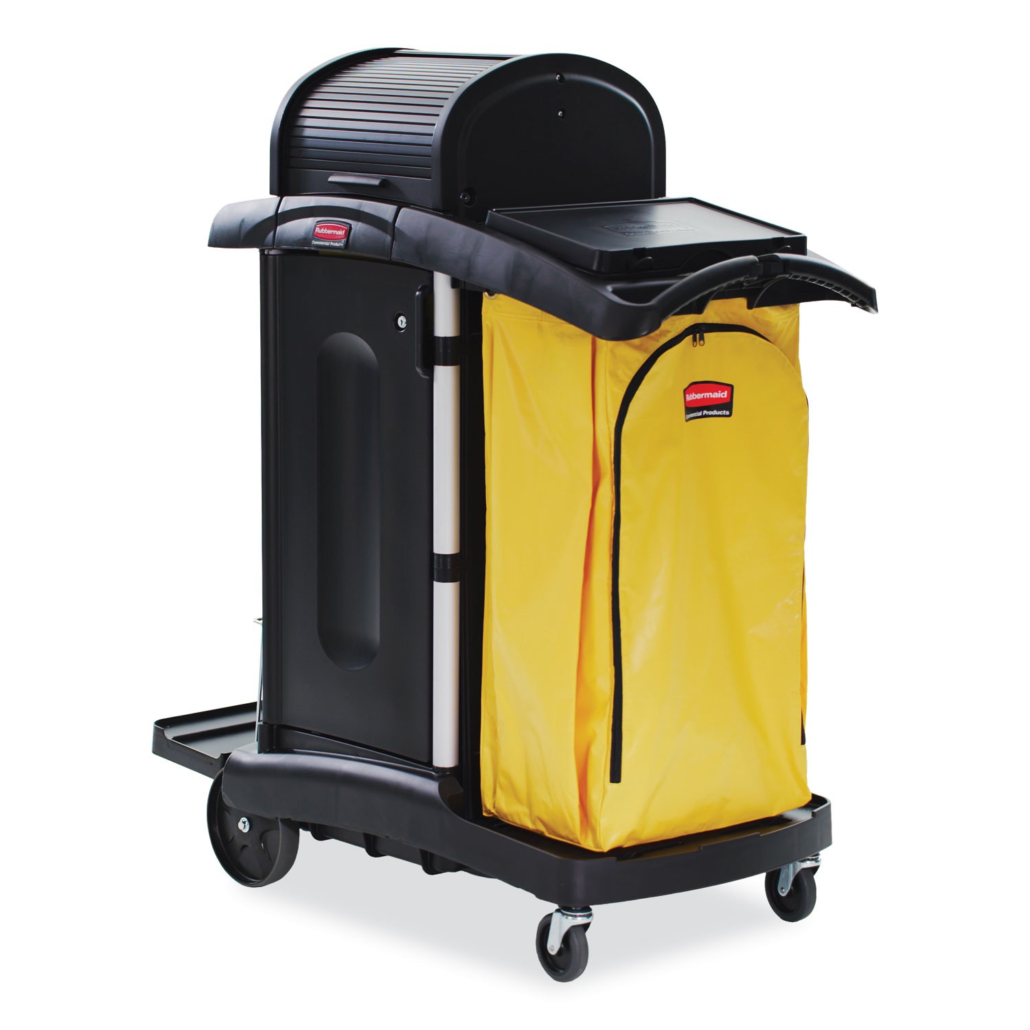 Rubbermaid? Commercial Vinyl Cleaning Cart Bag, 34 gal, Yellow, 17 1/2w x 10 1/2