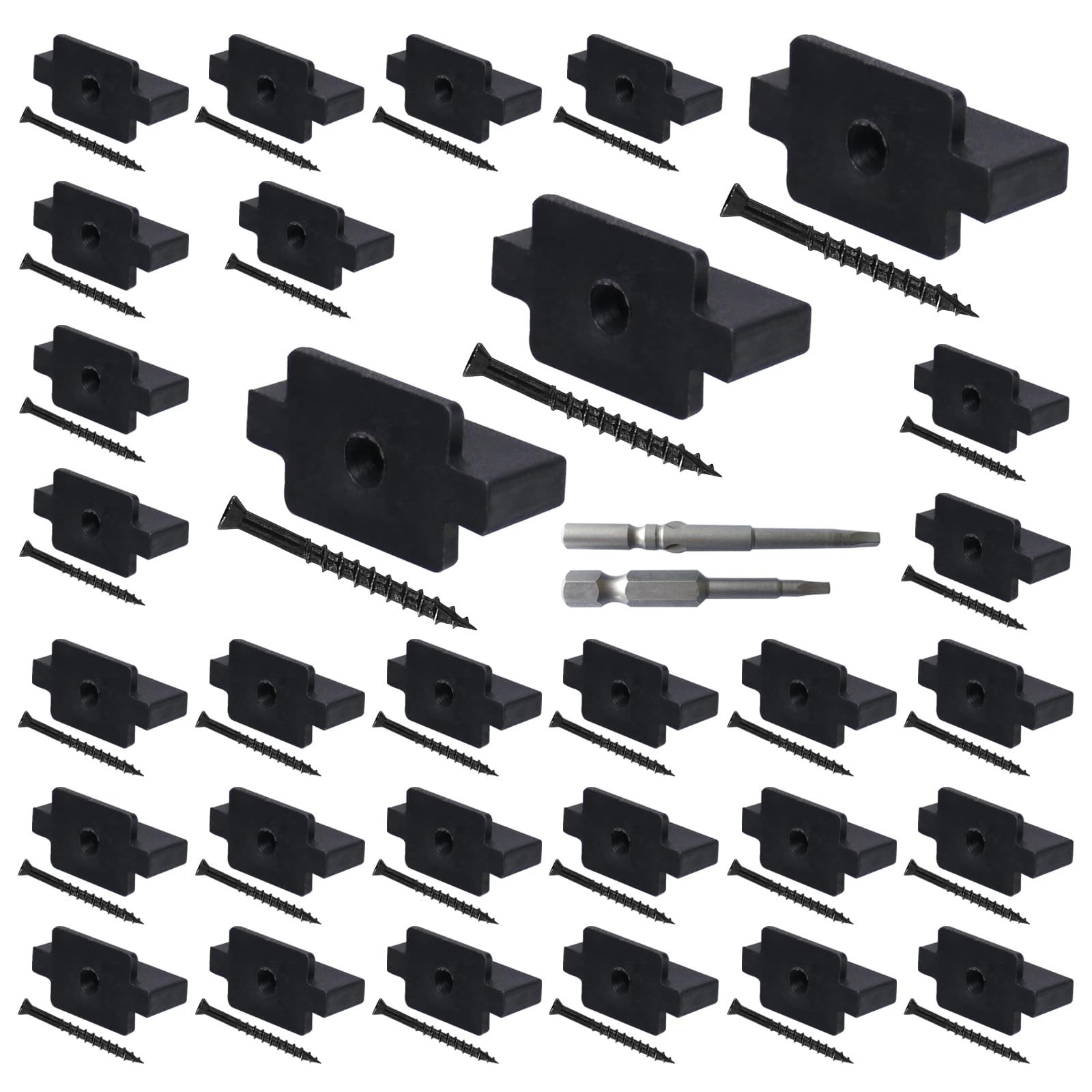 300PCS Hidden Deck Fasteners for Composite Decking Boards Composite Deck Fast…