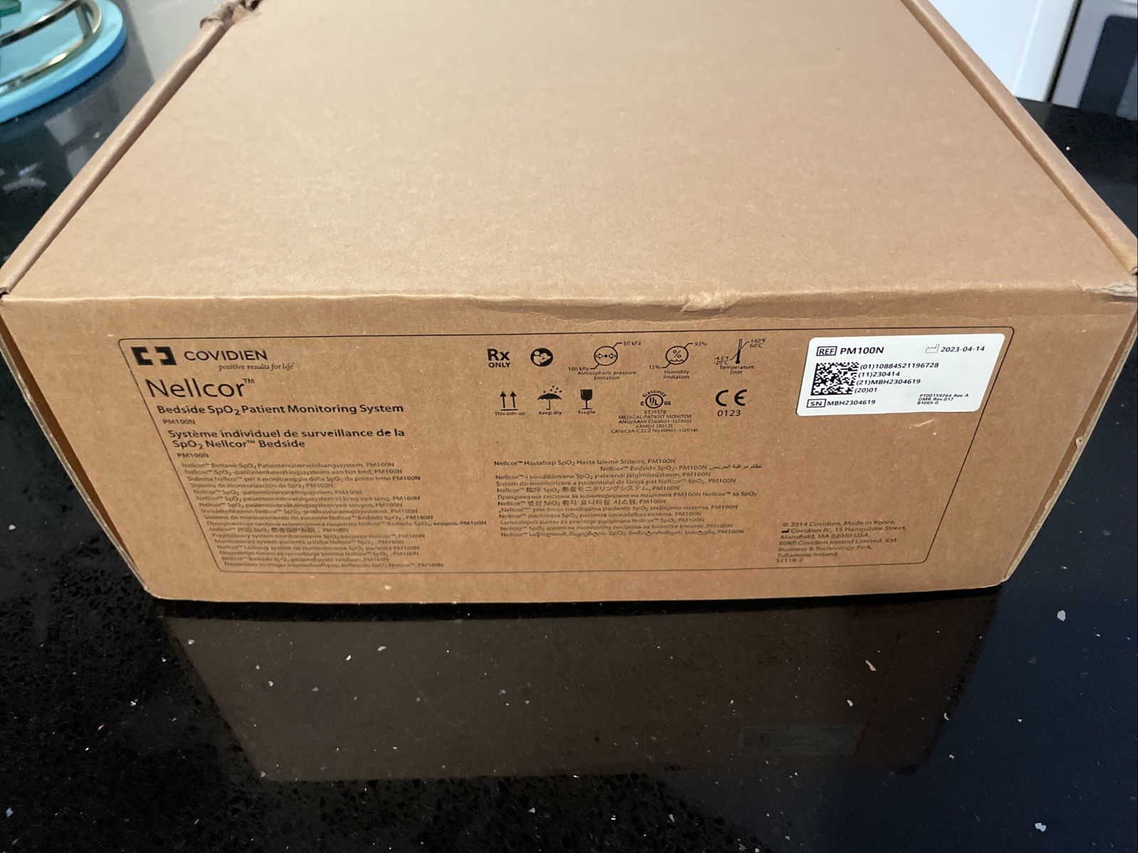 Covidien Nellcor PM100N SpO2 Bedside System