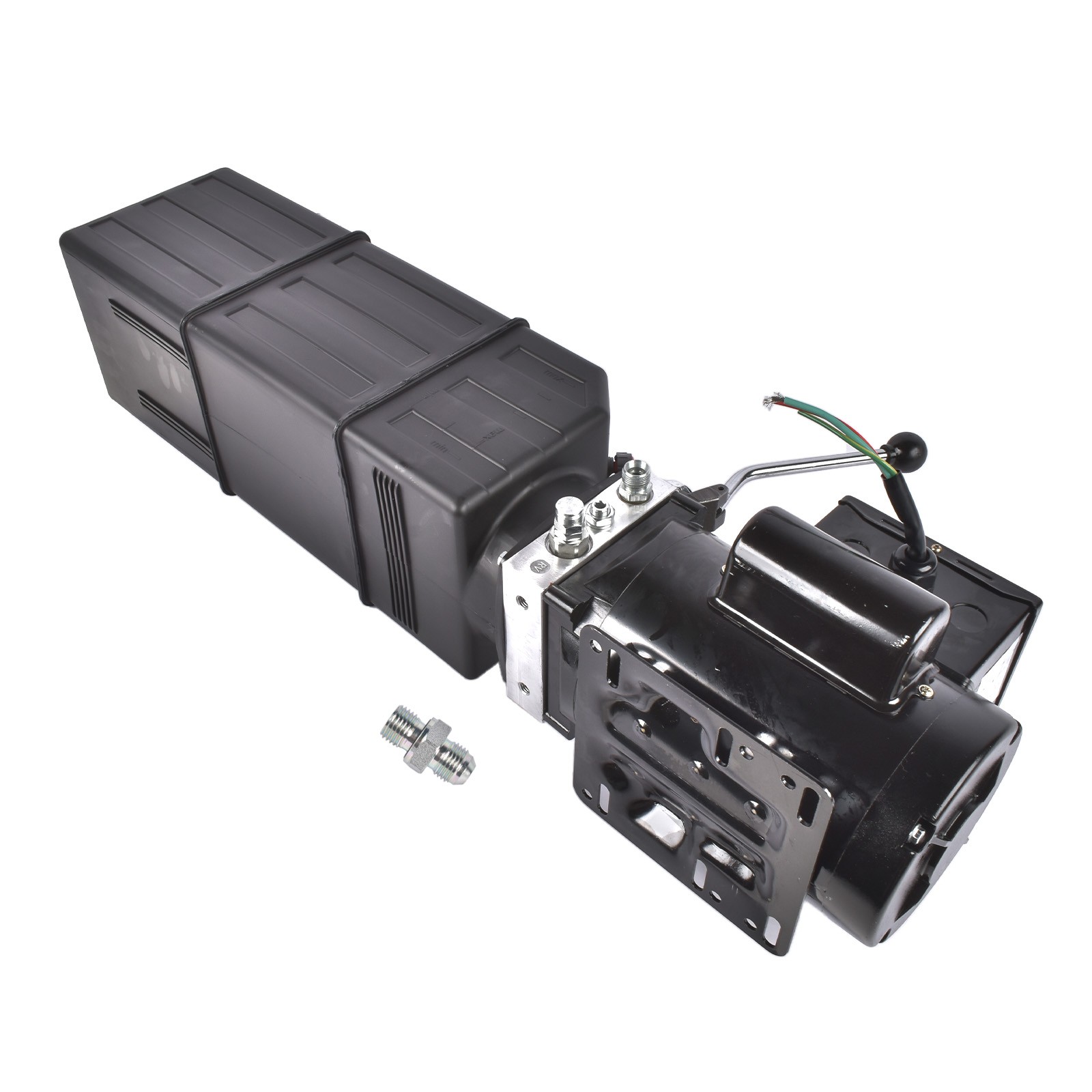 Car Lift Hydraulic Pump Power Unit 15 Quart Single Action 220V for Auto Repair