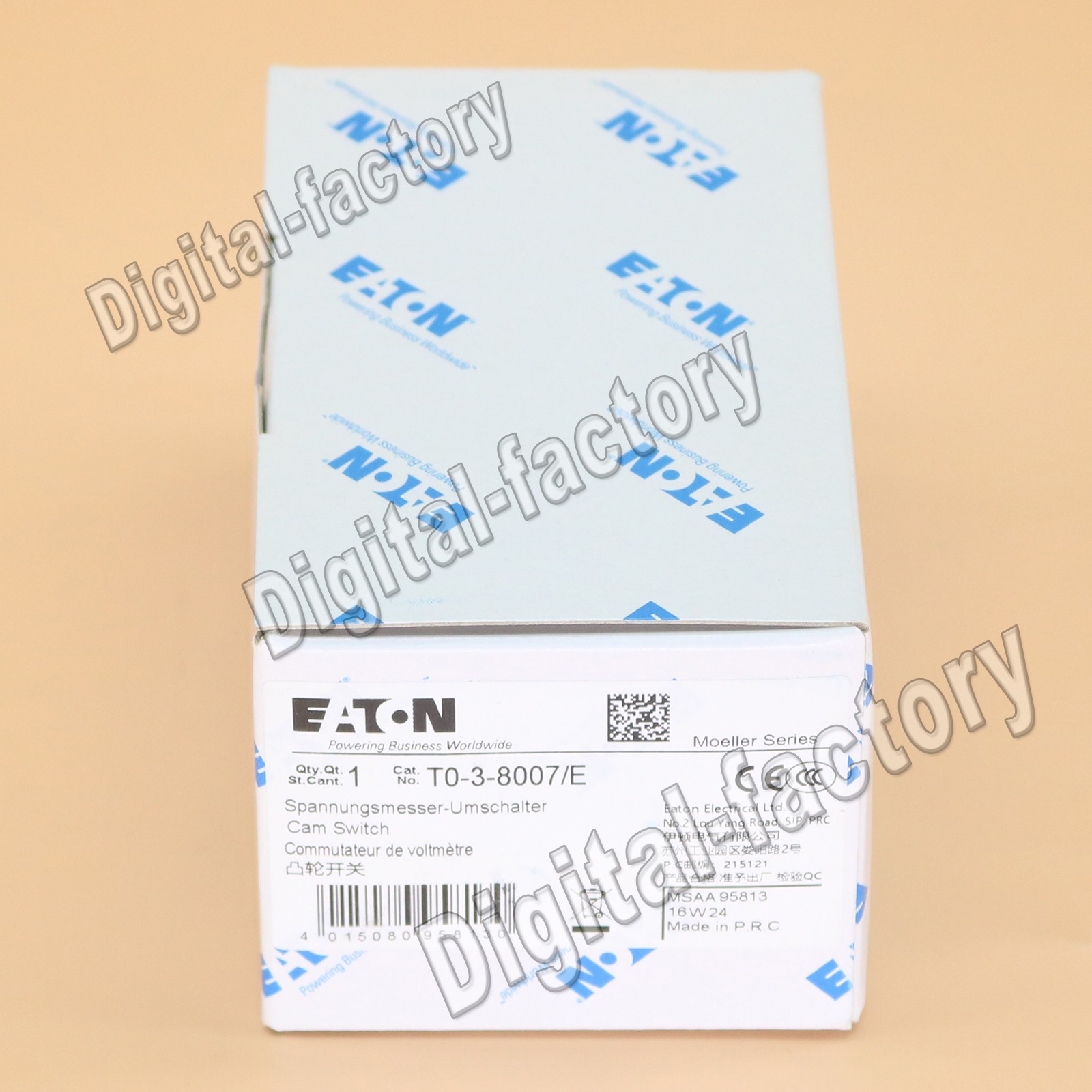 one New EATON Moeller T0-3-8007/E Select switch Quality assurance