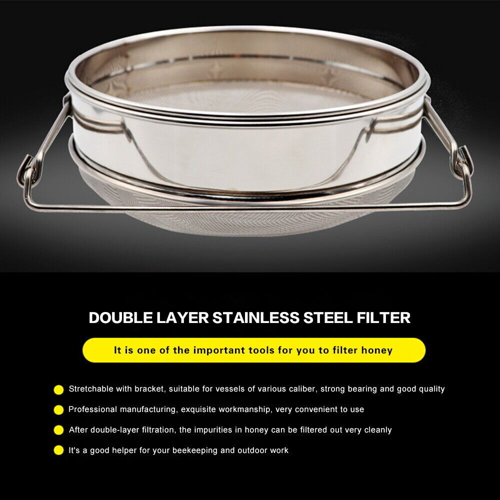 Honey Filter, 2pc – Honey Extractor Equipment Honey Bucket Strainer