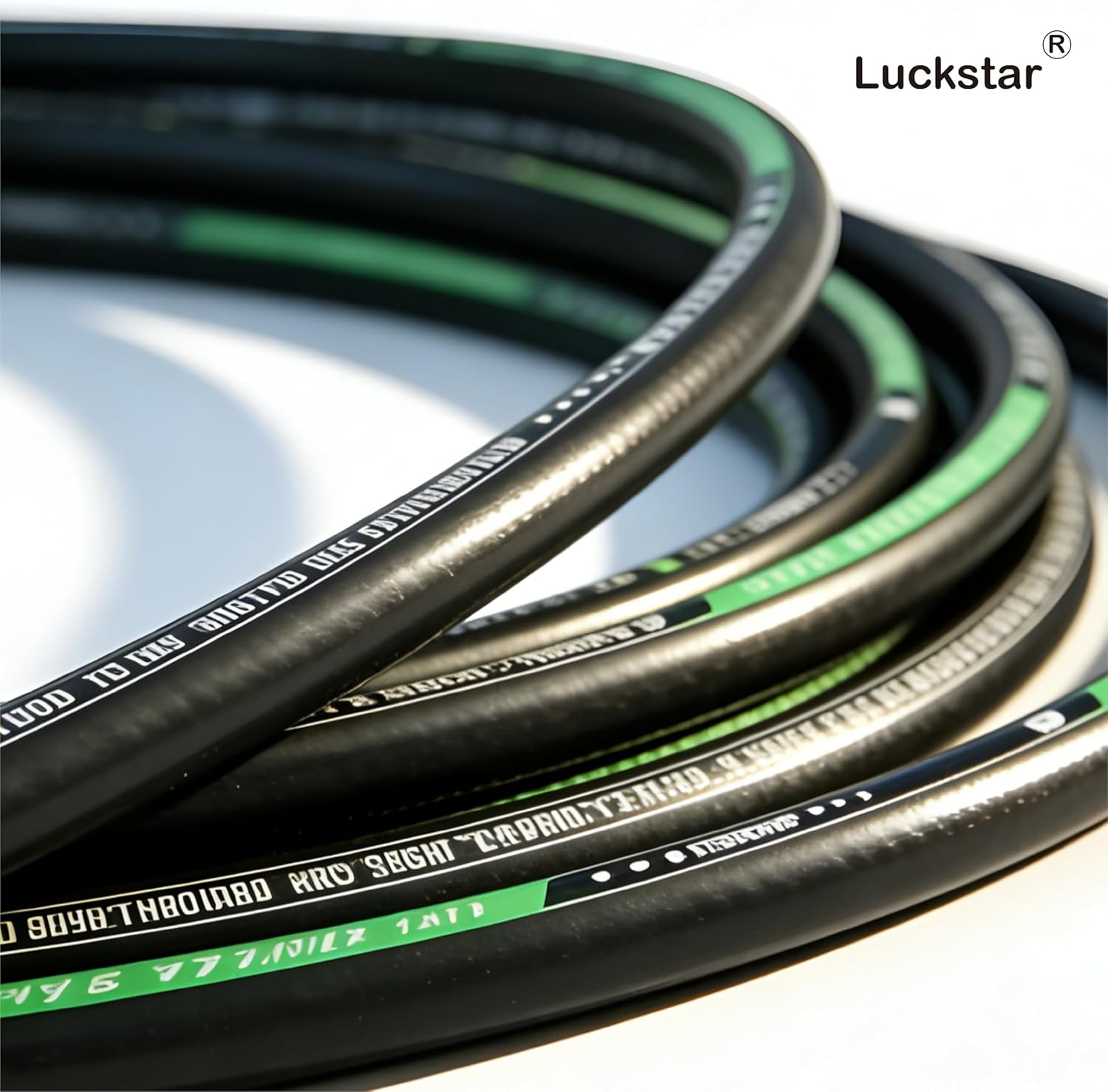 10Ft 1/4 Inch Hydraulic Hose (EN853 SAE 100R2AT -70Mpa/10150Psi, 2-Layer Steel B