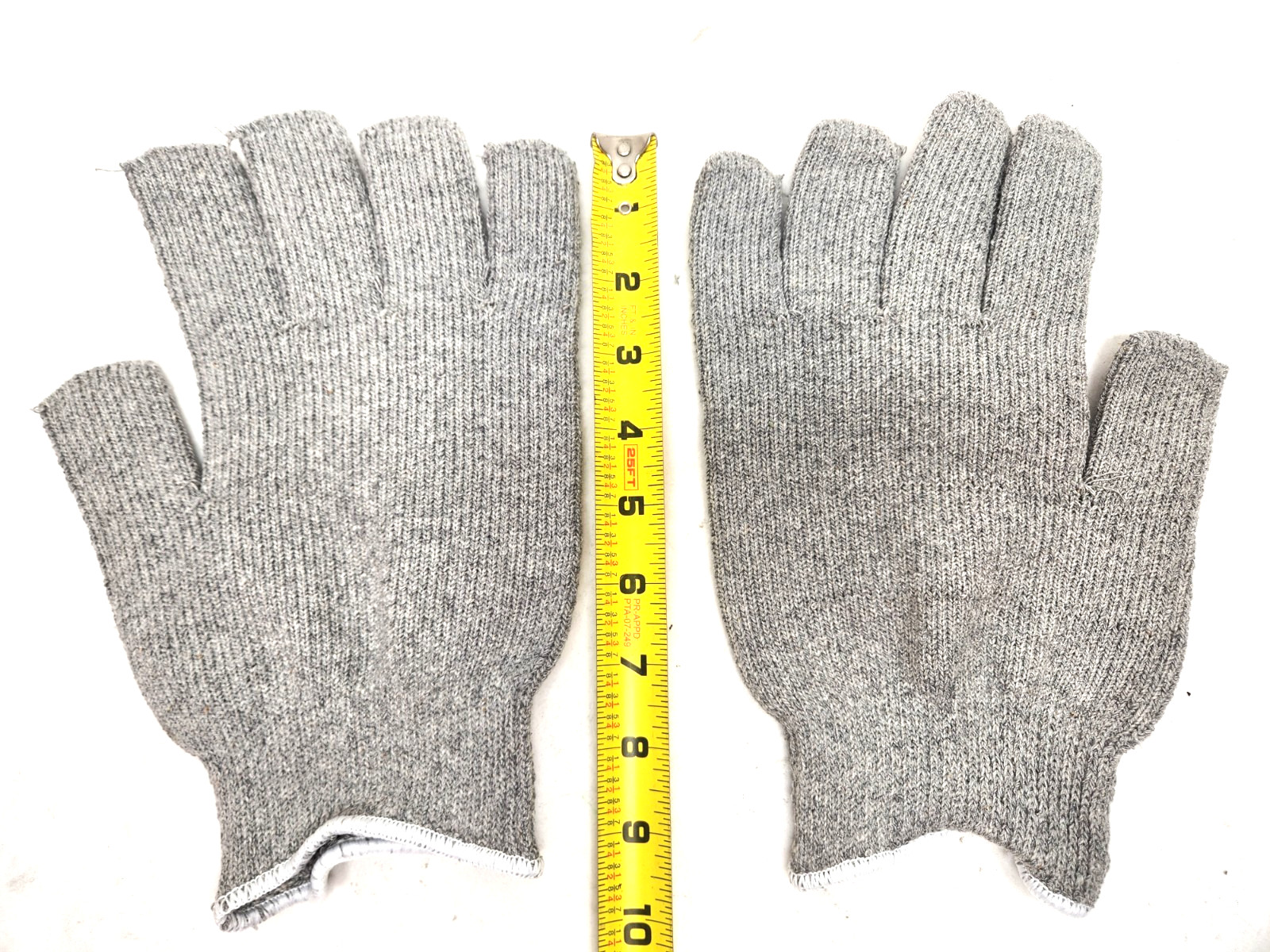 XXL – 12 PAIR (1 DOZEN) GRAY STRING KNIT POLY COTTON WORK GLOVES PAIRS GREY