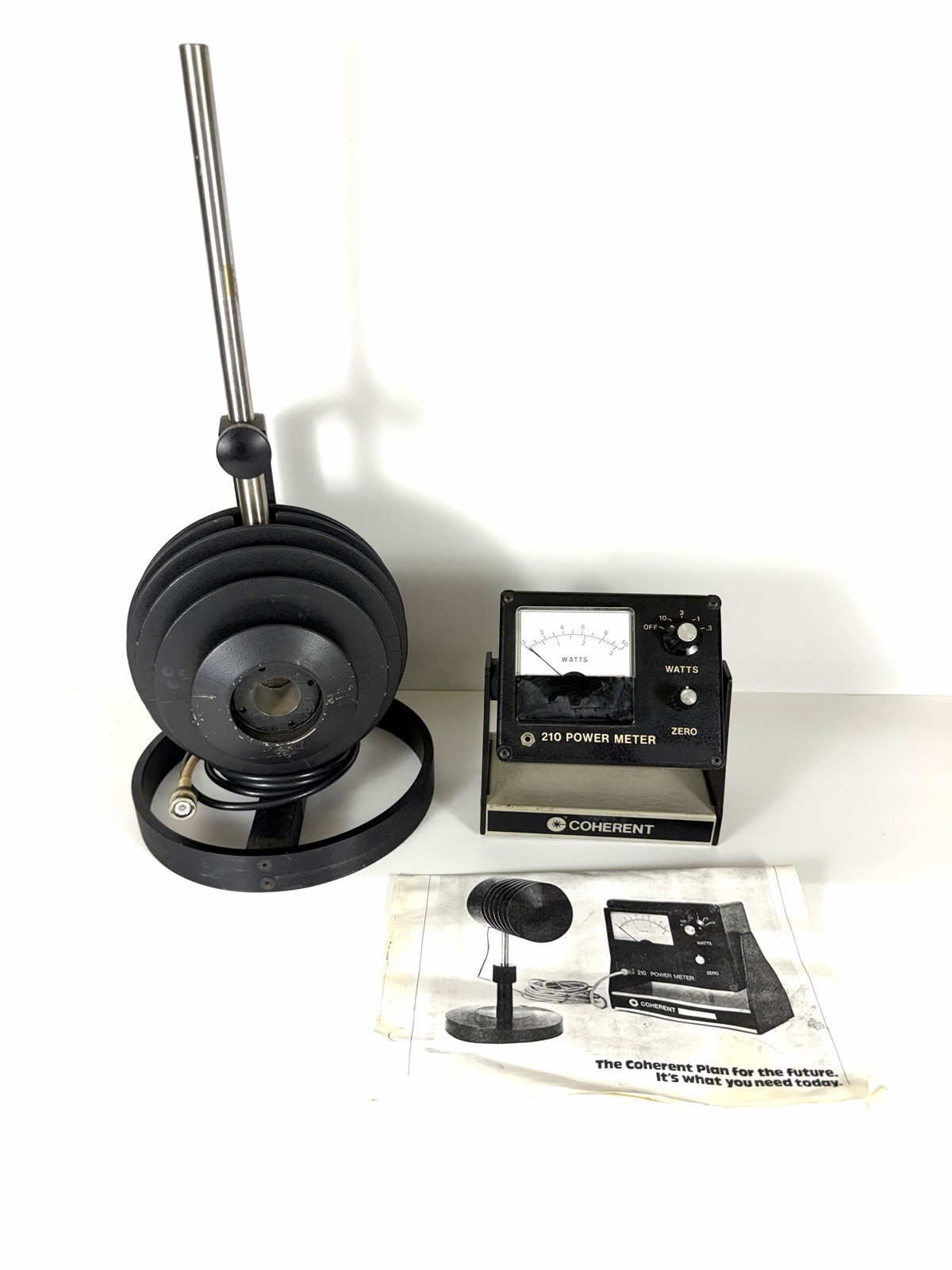 Coherent 210 Laser Power Meter With Original Brochure / Manual OEM