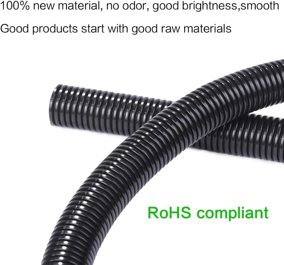 10ft – 1 inch Split Wire Loom Tubing – Operating temp (degree F.): -94 to 257