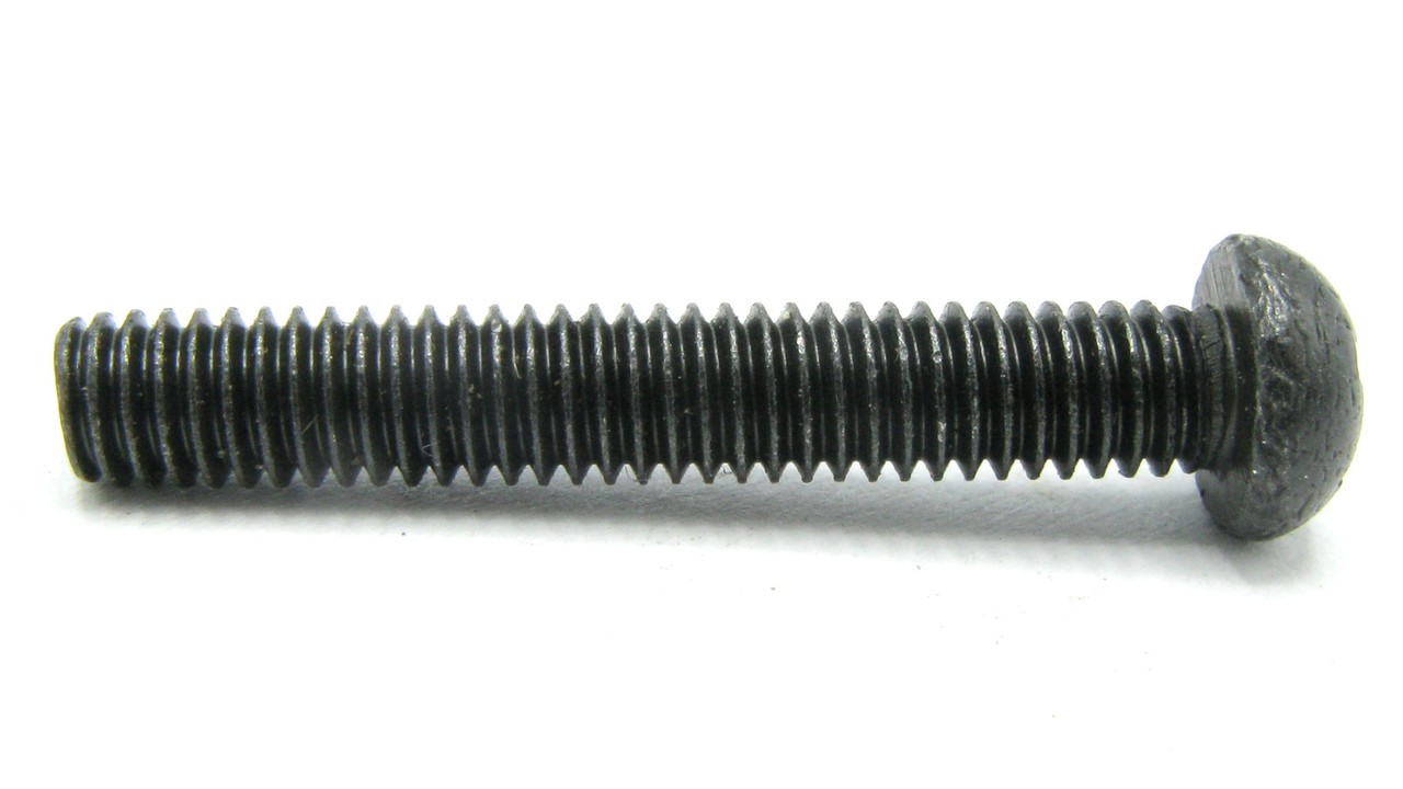 M4 x 25mm Small Pan Head Phillips Machine Screws, Black Zinc Plated Steel, 90pc