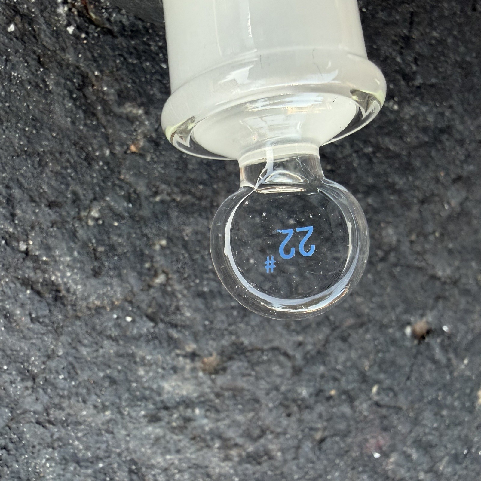 Supelco Analytical 250mL Glass Separatory Funnel w/ Glass Stopcock & #22 Stopper