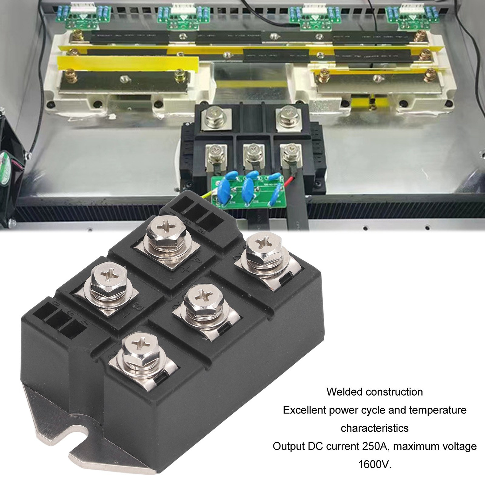 Bridge Rectifier 1600V 250A 3 Phase 5 Terminal Diode Bridge Rectifier