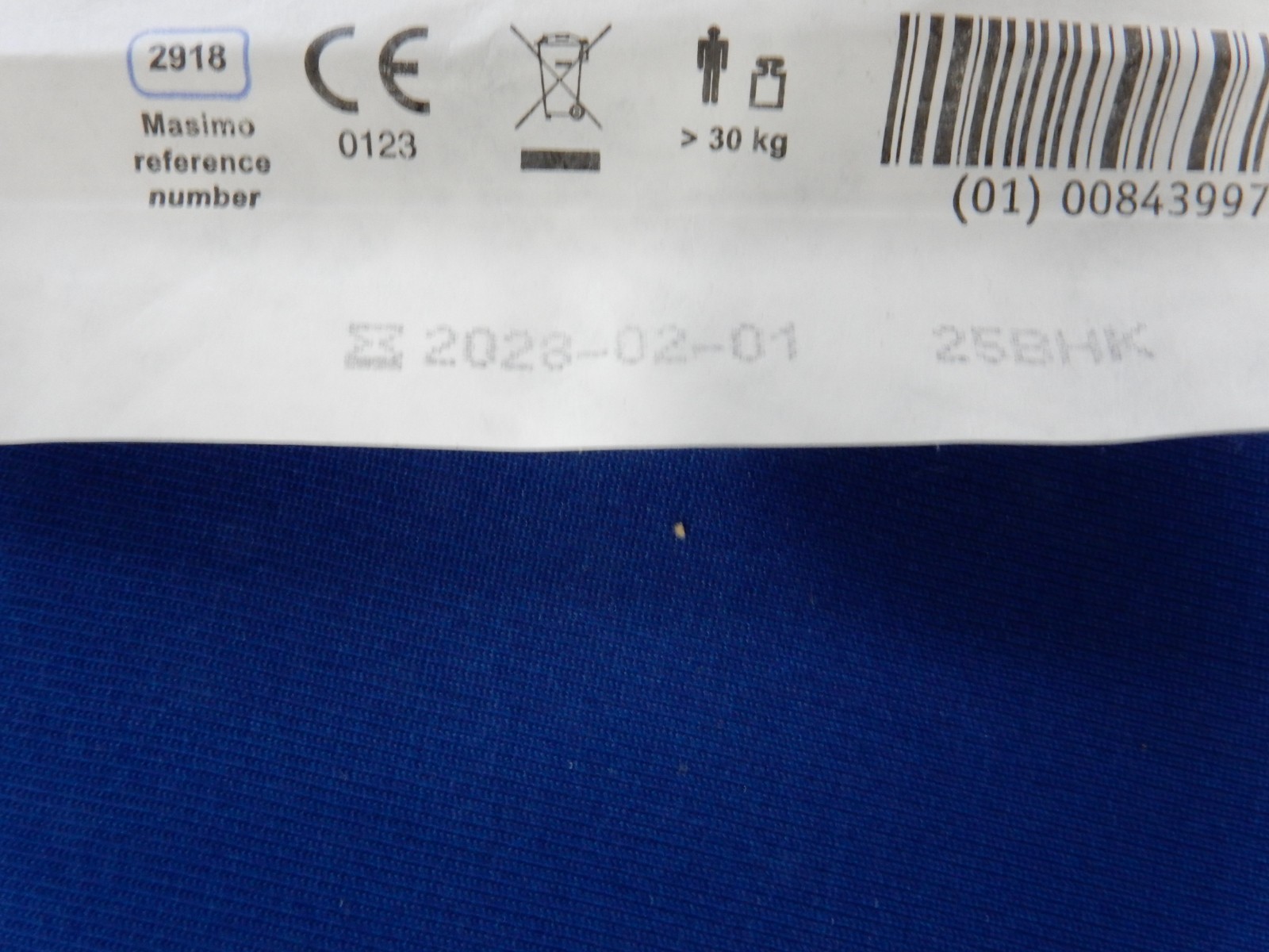 Masimo LNCS E1 REF: 2918 (Box of 7) EXP:2028-02-01