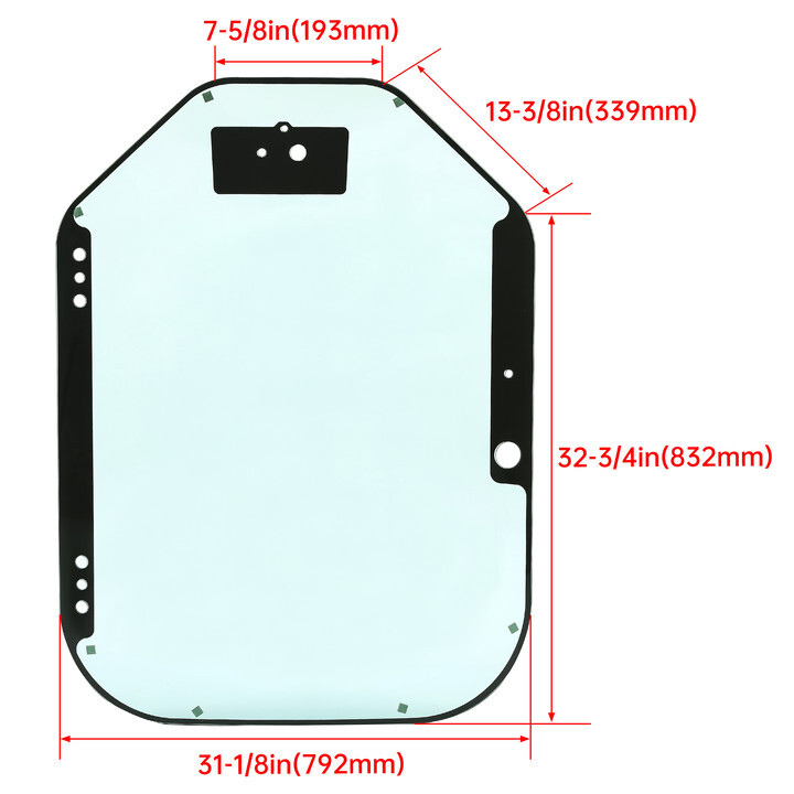 Door Glass for Track Loader A770 T450 T595 T650 T740 T770 T870 S590 S740 7120401