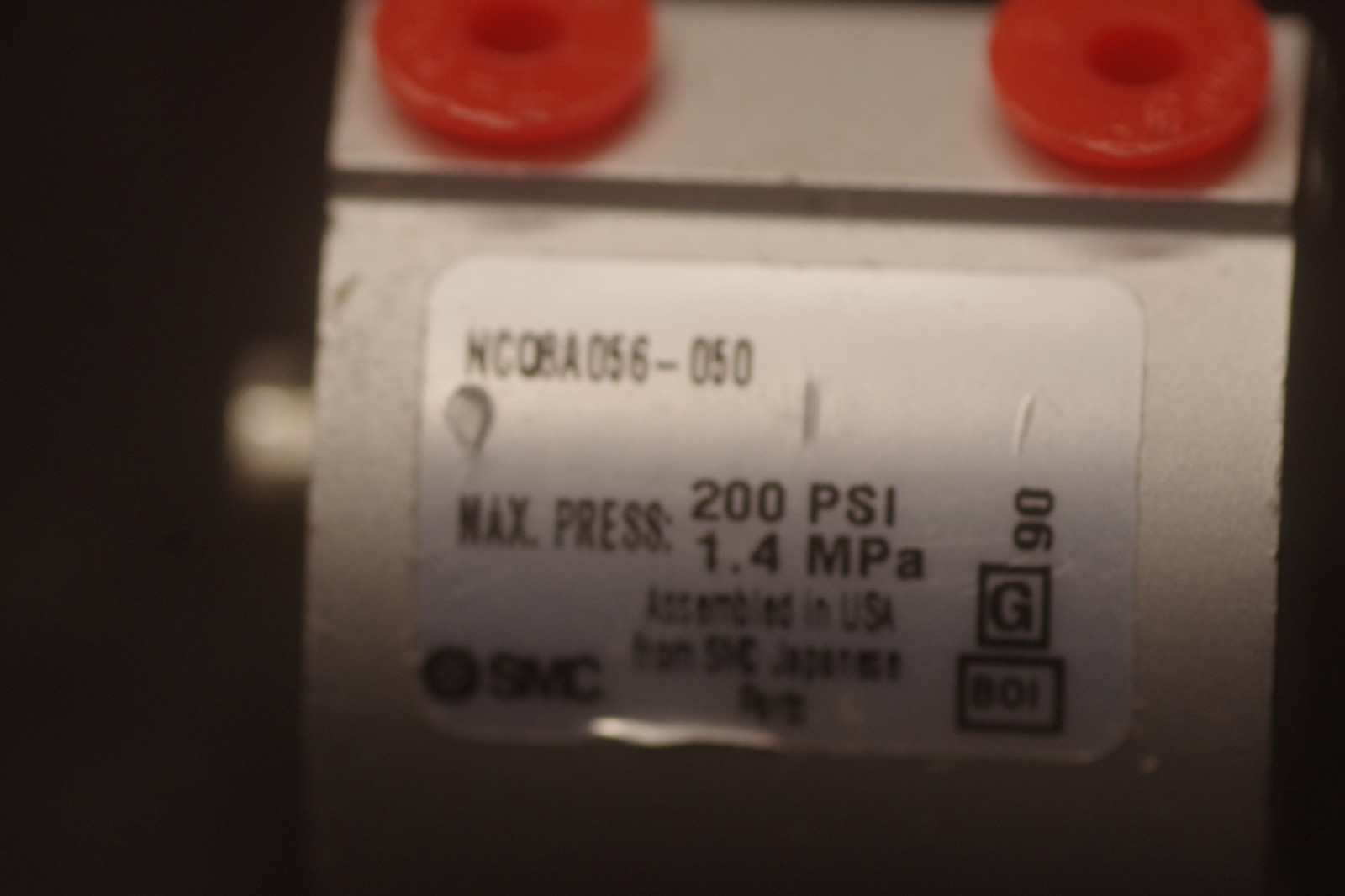 NEW SMC SMC NCQ8A056-050S Compact Single Acting Single Rod Cylinder, 9/16″ Bore