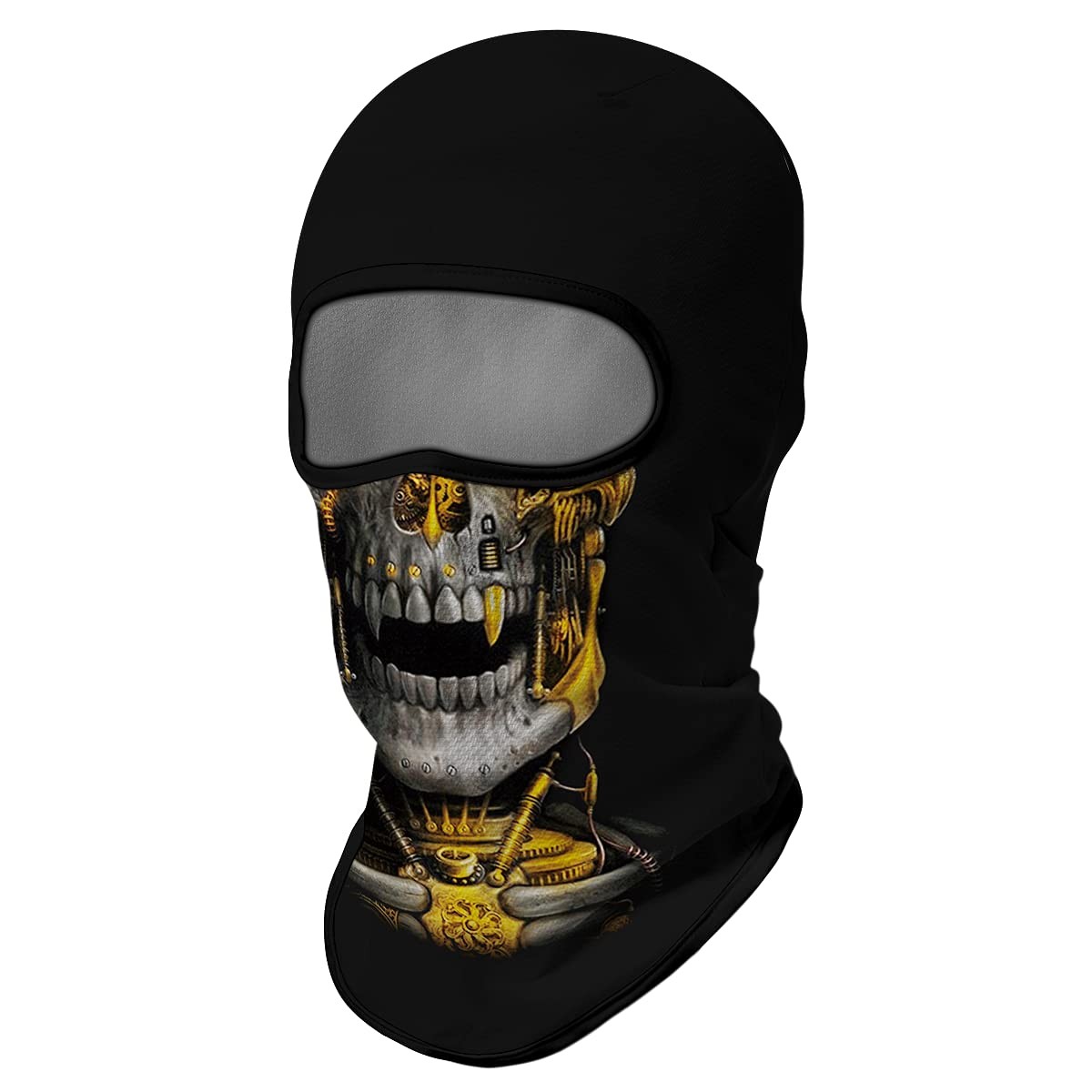 ShopINess Unisex 3D Winter Skull Balaclava for Adults One Size, Multicoloured