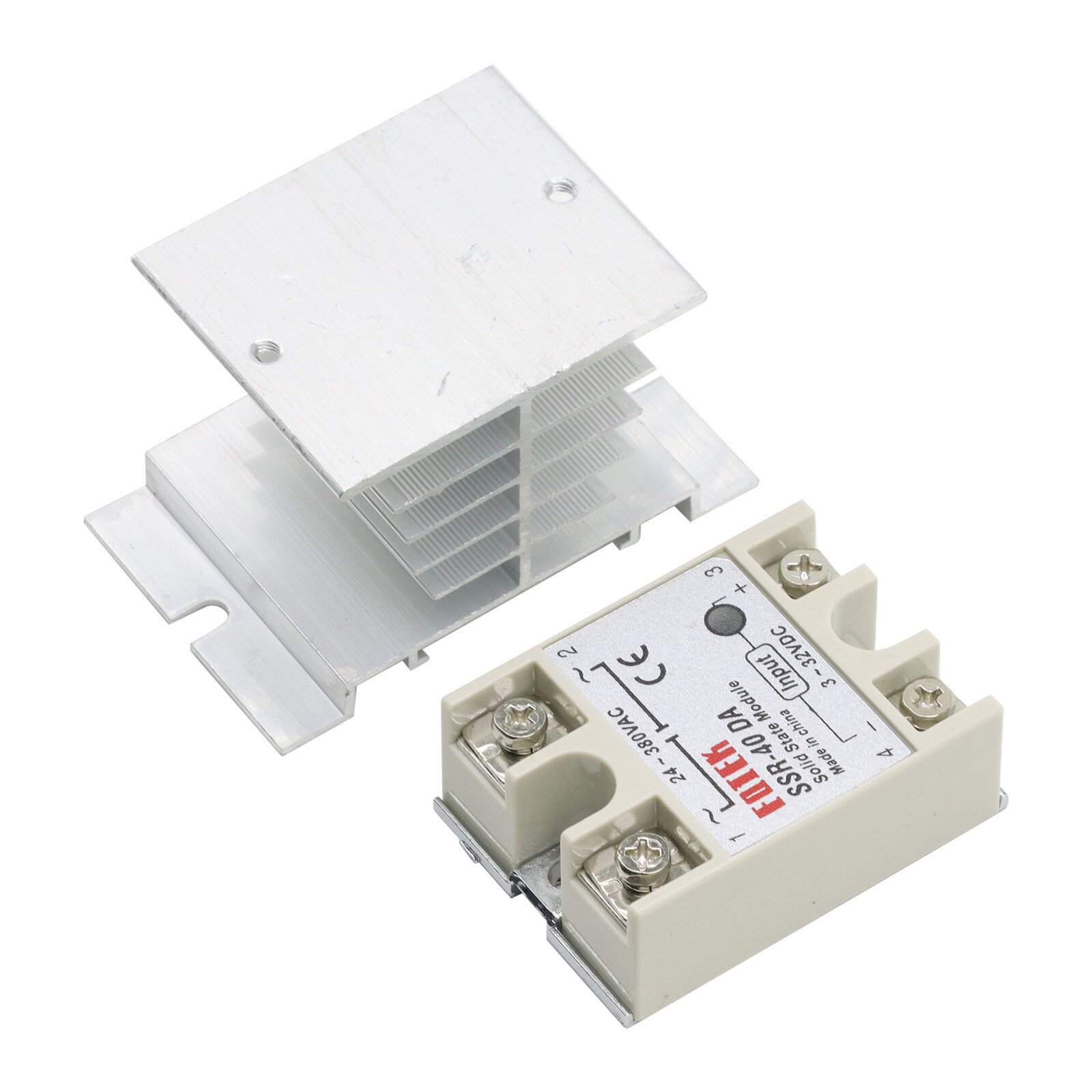 110-240VAC PID REX-C100 Temperature Controller SSR-40A Thermocouple Heat Sink US