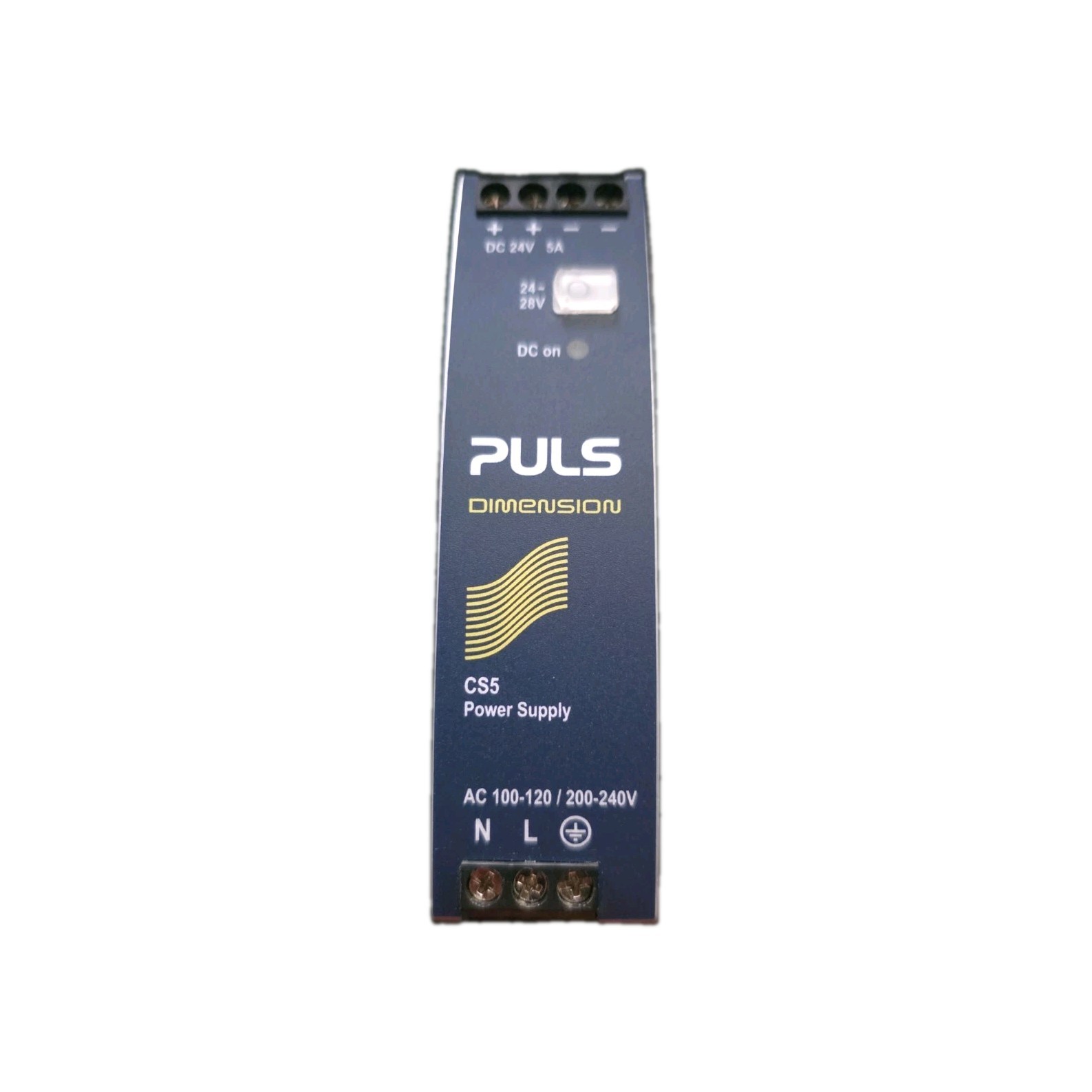 PULS Dimension CS5 Power Supply Adjustable 24-28 Volt 5A CS5.241 Din Rail