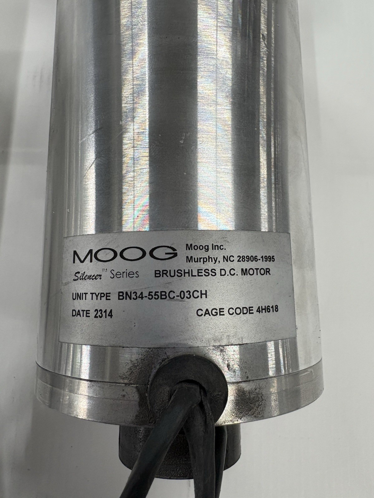 Moog BN34-55BC-03CH Brushless Motors 3 In Total.