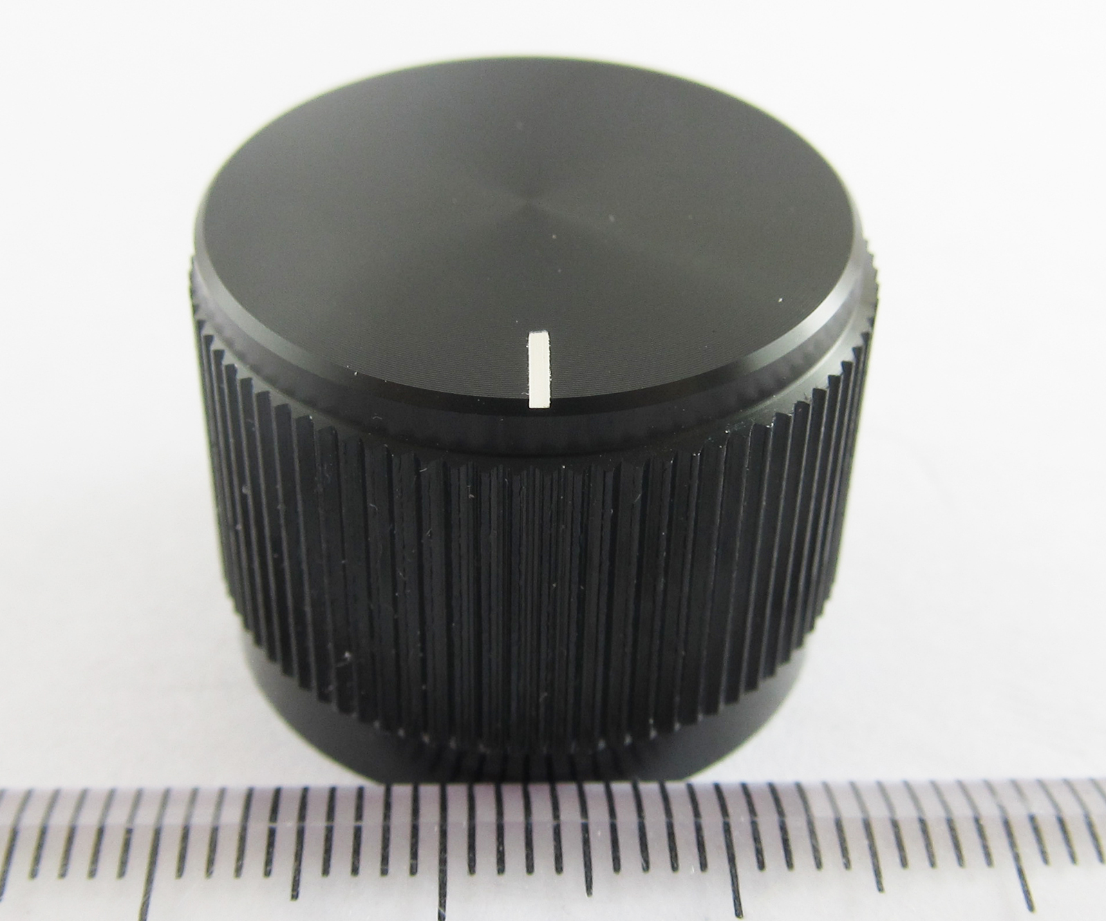 1pc High Quality Black Color Aluminum Audio Rotary pots Knob 30mm x 19mm NEW