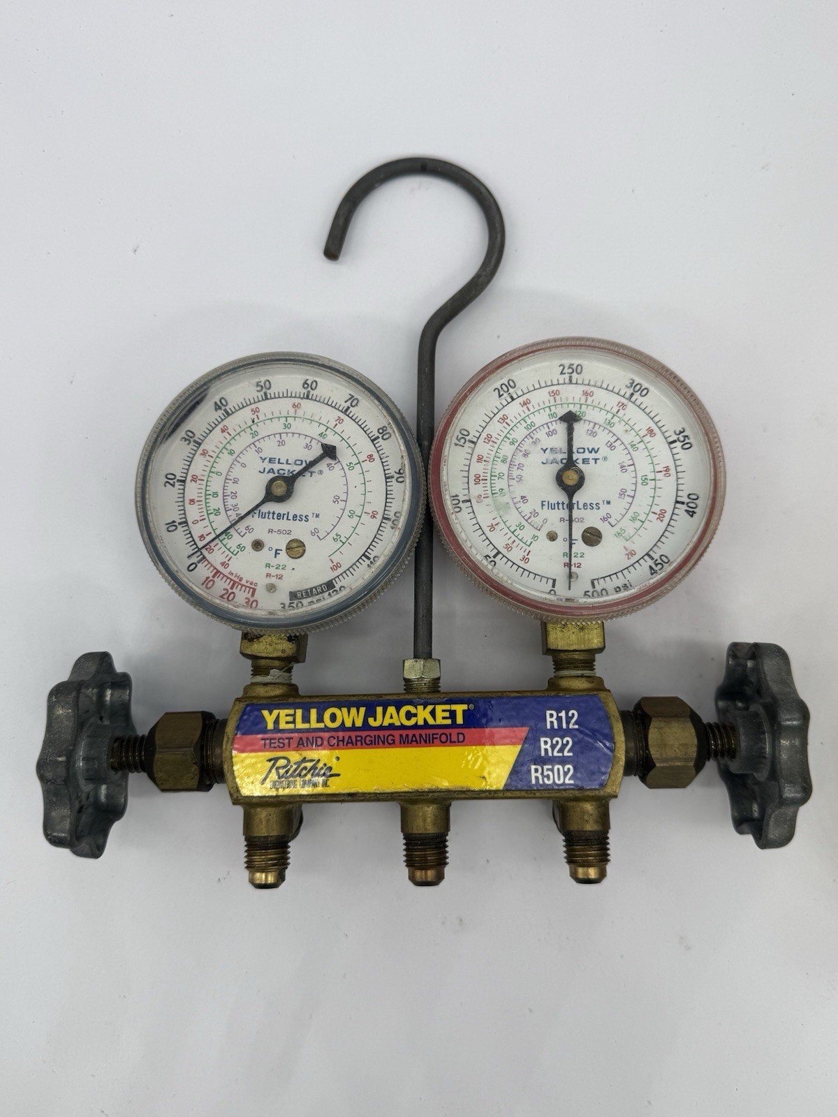 Yellow Jacket 43215 2 Valve Manifold Test & Charging Ritchie Series 41