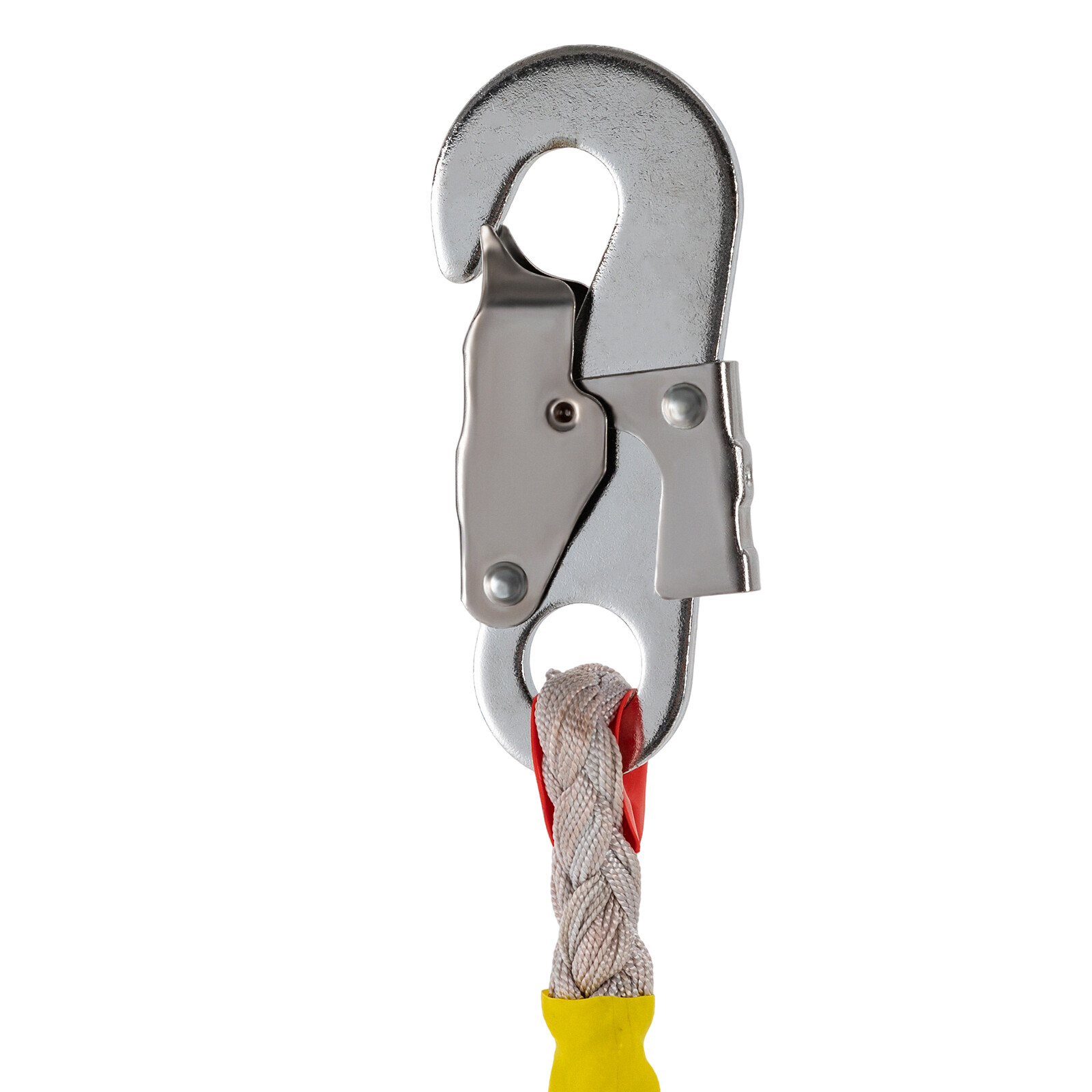 15M Self-Retracting Fall Arrester with Double Locking Hook, 150kg Capacity