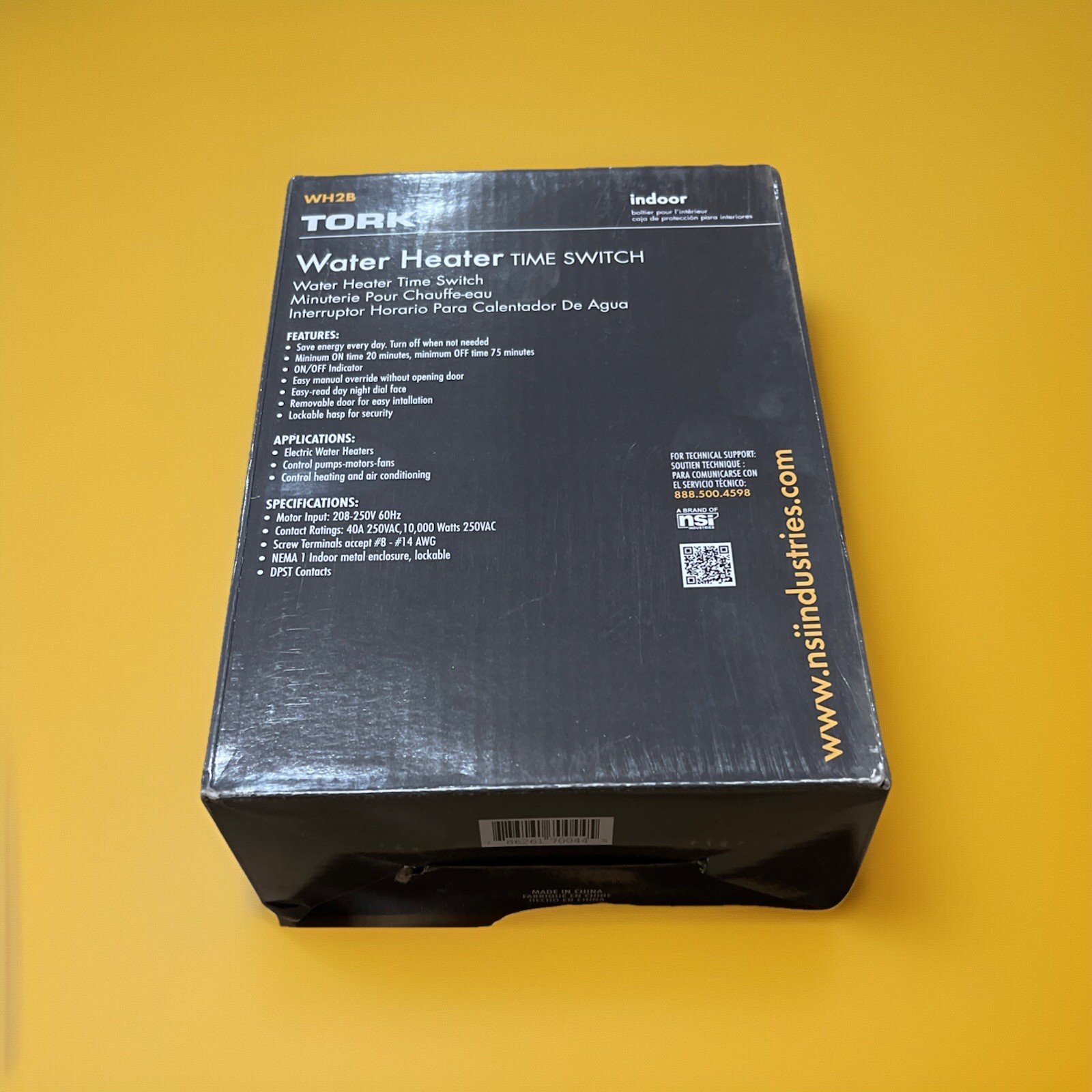 🔥Tork Electromechanical Timer WH2B – New ~ 1 Unit