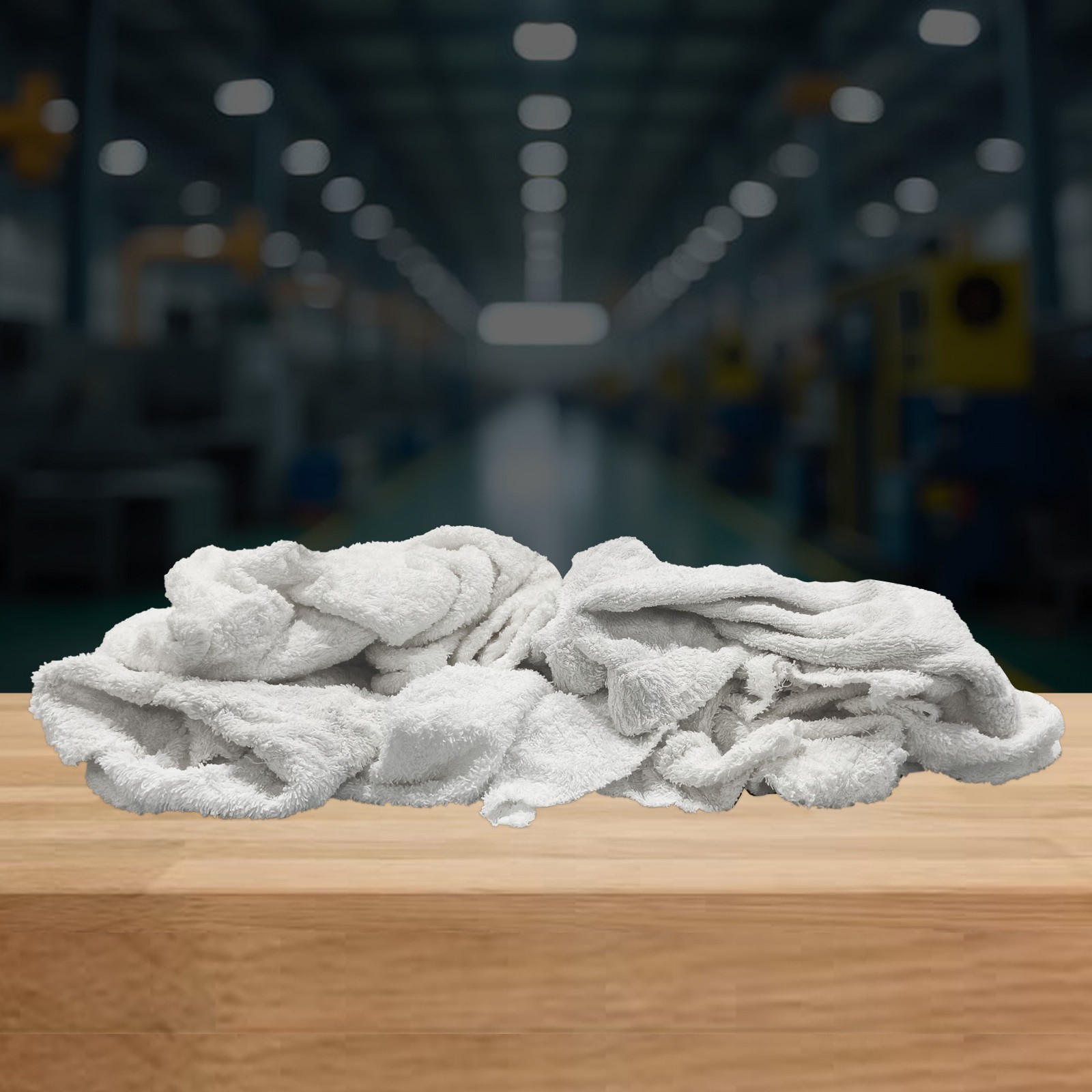 600 LB White Terry Towels Pallet Cotton Shop Towels 120 x 5 LB Boxes Shop Rags