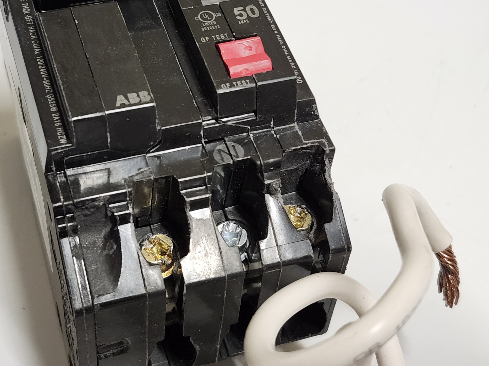 ABB 50A 2-Pole GFCI Breaker THQL2150GFT2A 240V Ground Fault Circuit Interrupt