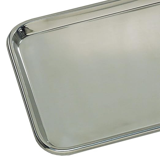 Grafco Stainless Steel Instrument Tray, Extra-Large Size