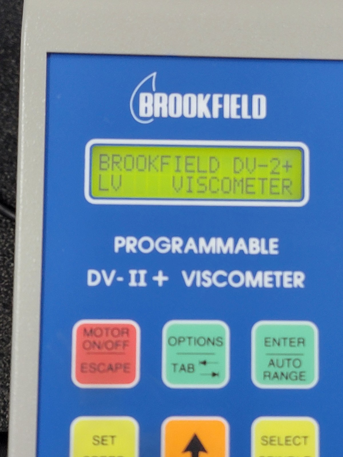 LITTLE USE – WITH SPINDLE – Brookfield DV-II+ Viscometer VERSION: 5.0 LVDV-II+CP