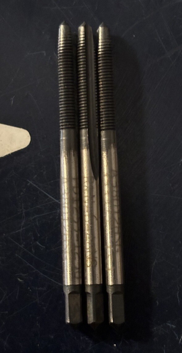 3X R&N #6-48 NS 2FL HS HSS TAP (S) TAPER 1253-1258 111155 3 Taps