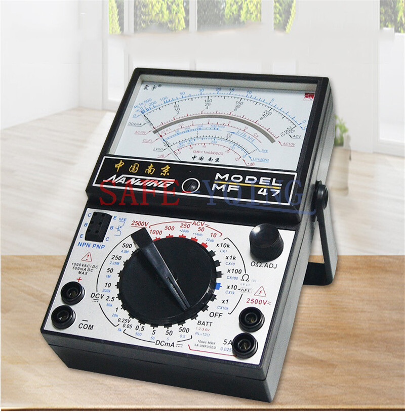 Electrical MF47 Current Resistance AC/DC Volt Testing Pointer Multimeter New
