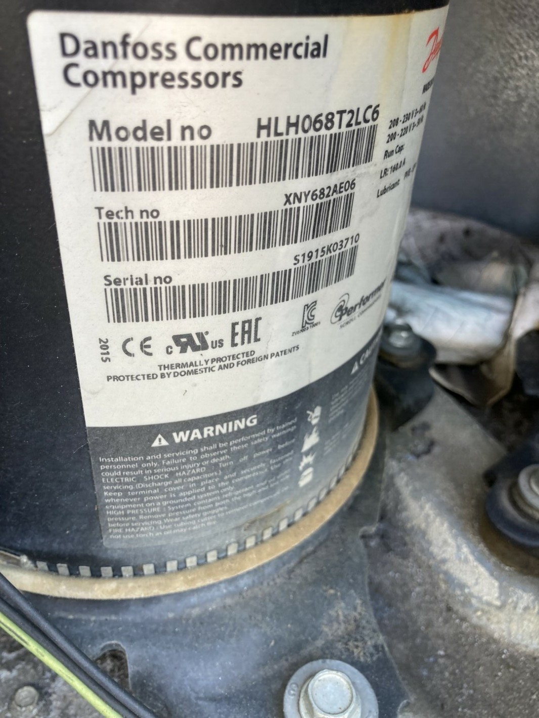 York 12.5 Ton Rooftop AC 208/230-3-60V R410A, ZF150C00N2AAA7A