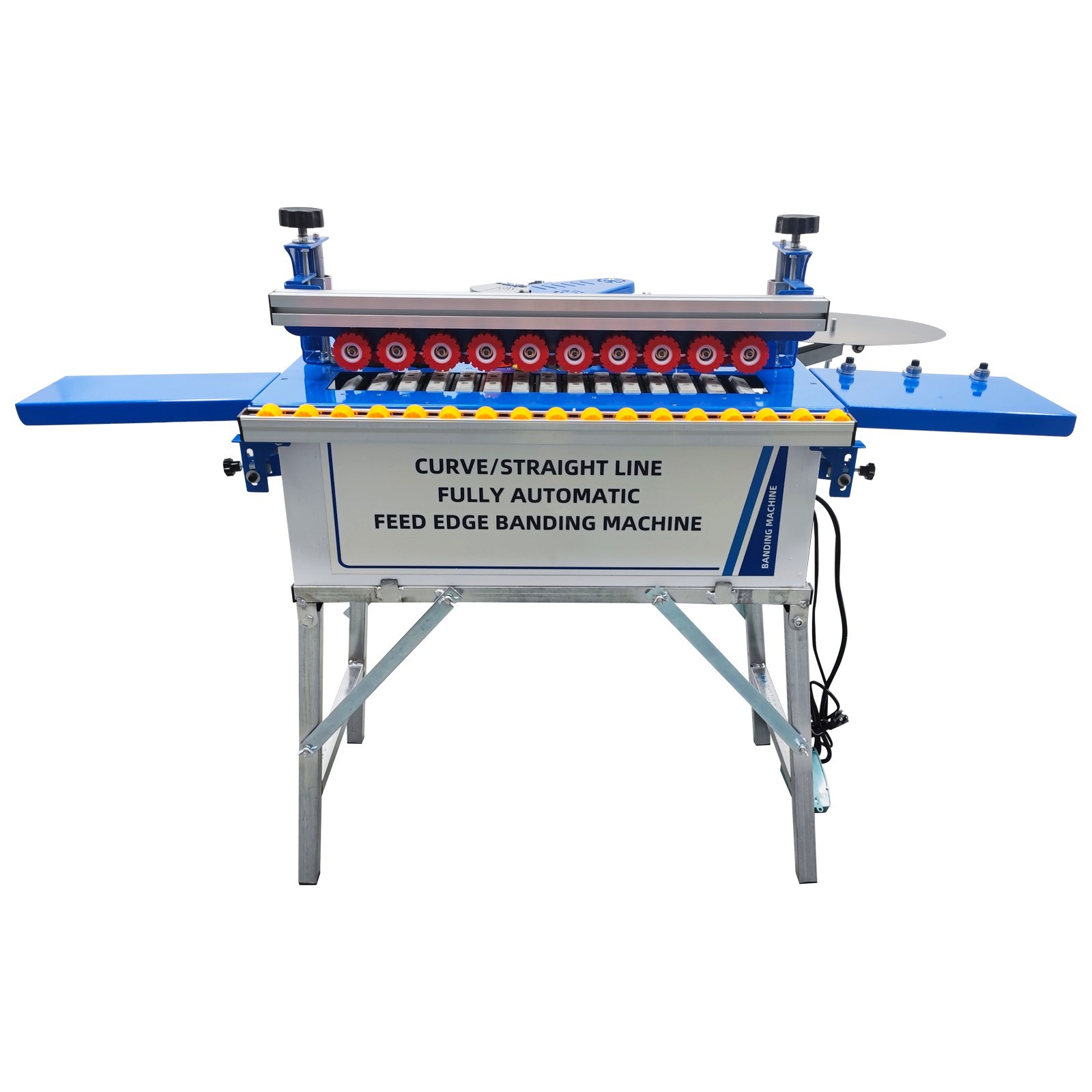 110V Automatic Woodworking Curved and Straight Edge Banding Machine 1200W/1.6HP