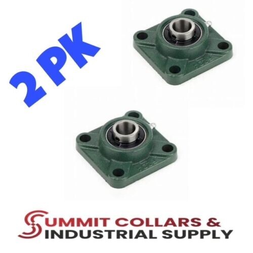 UCF205-16 Pillow Block Flange Bearing 1″ Bore 4 Bolt (2 PACK)