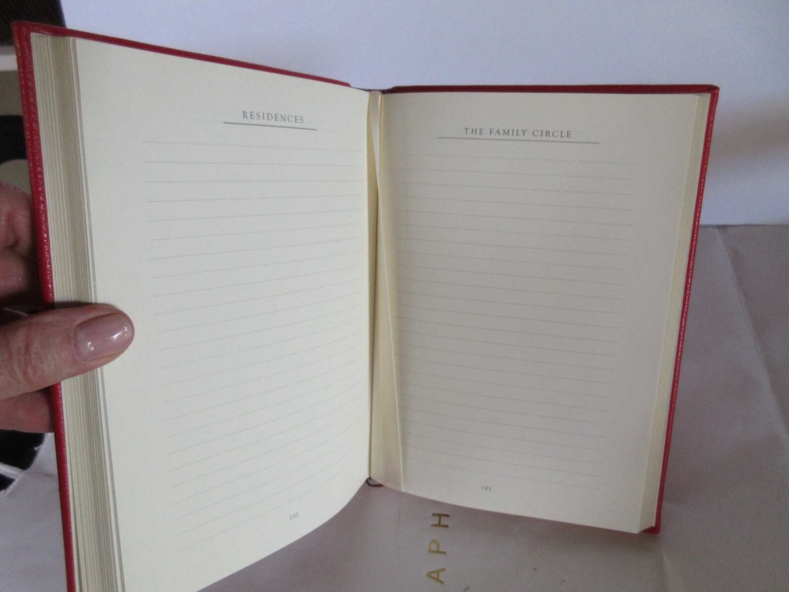 Personal Record: A Lifetime Memoir 8″ Leather Journal Graphic Image