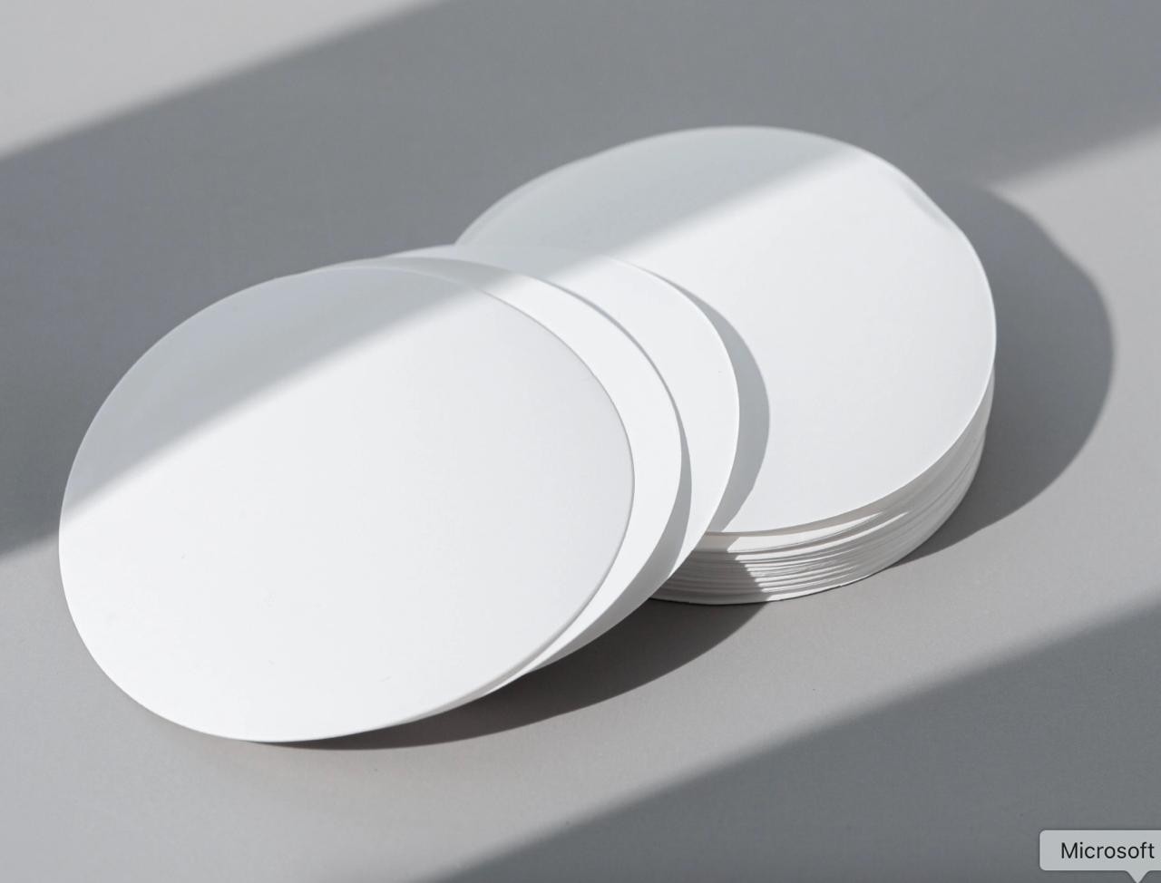 200Pcs PVDF Hydrophilic Membrane Filter 0.45um 50mm