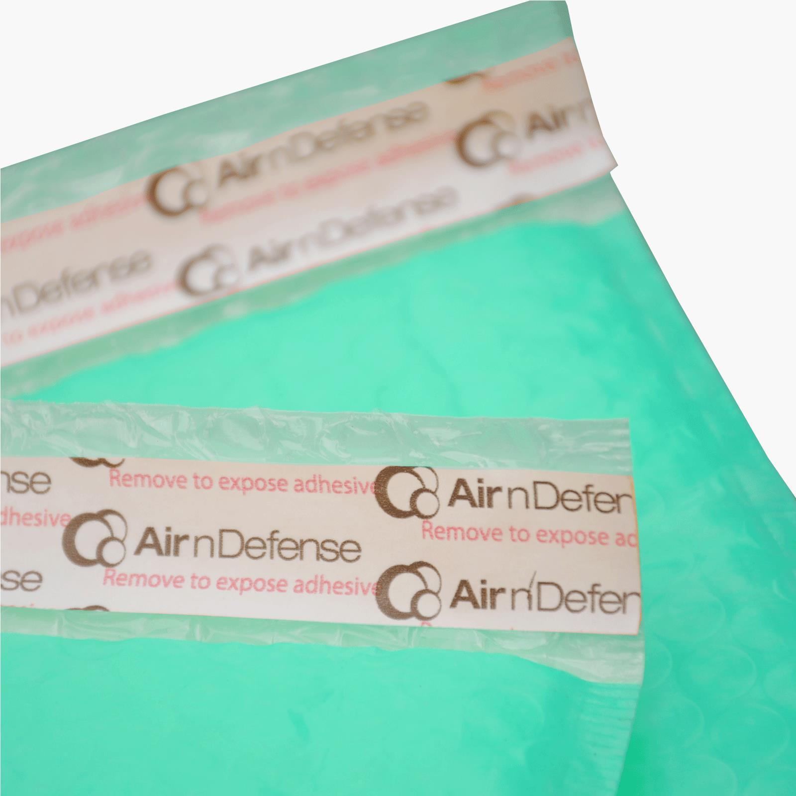 AirnDefense 500 #000 4X8″ Green Poly Bubble Mailers Shipping Padded Envelope