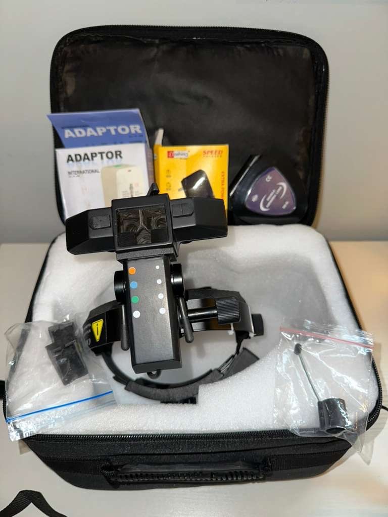 Wireless Indirect Ophthalmoscope Set 20D 78D 90D Lens + Adapter | Ships from USA