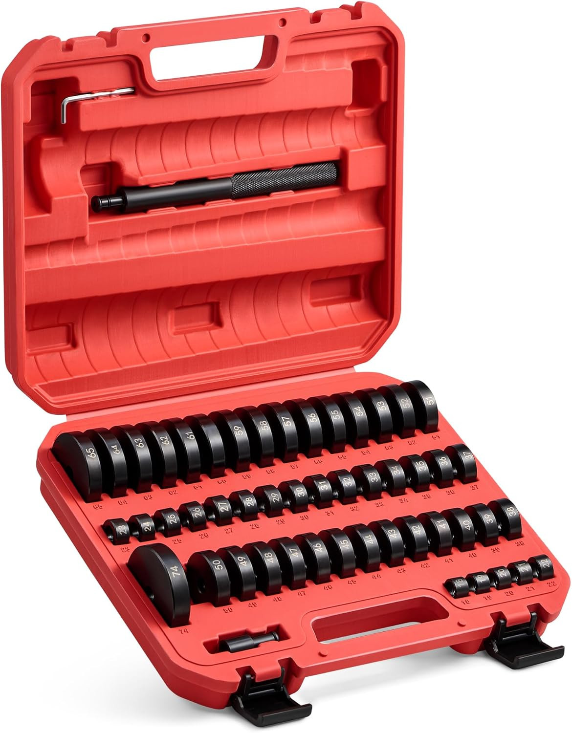 52-in-1 Custom Bushing Driver Tool Set and Transmission Wheel Axle Bearing Race