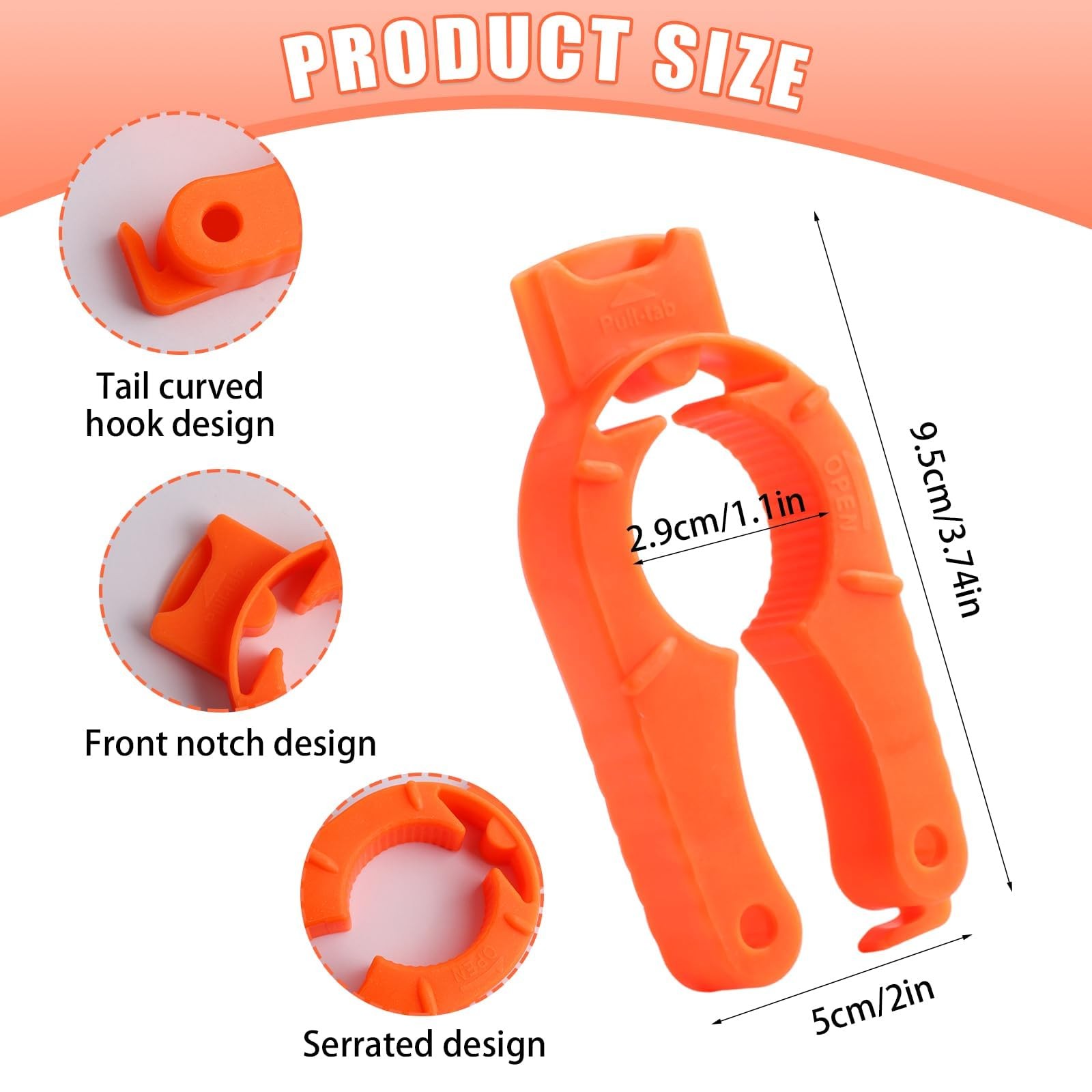 Bottle Opener Can Opener Easy Grip Ergonomic Plastic 6 Pack Weak Hands Arthritis