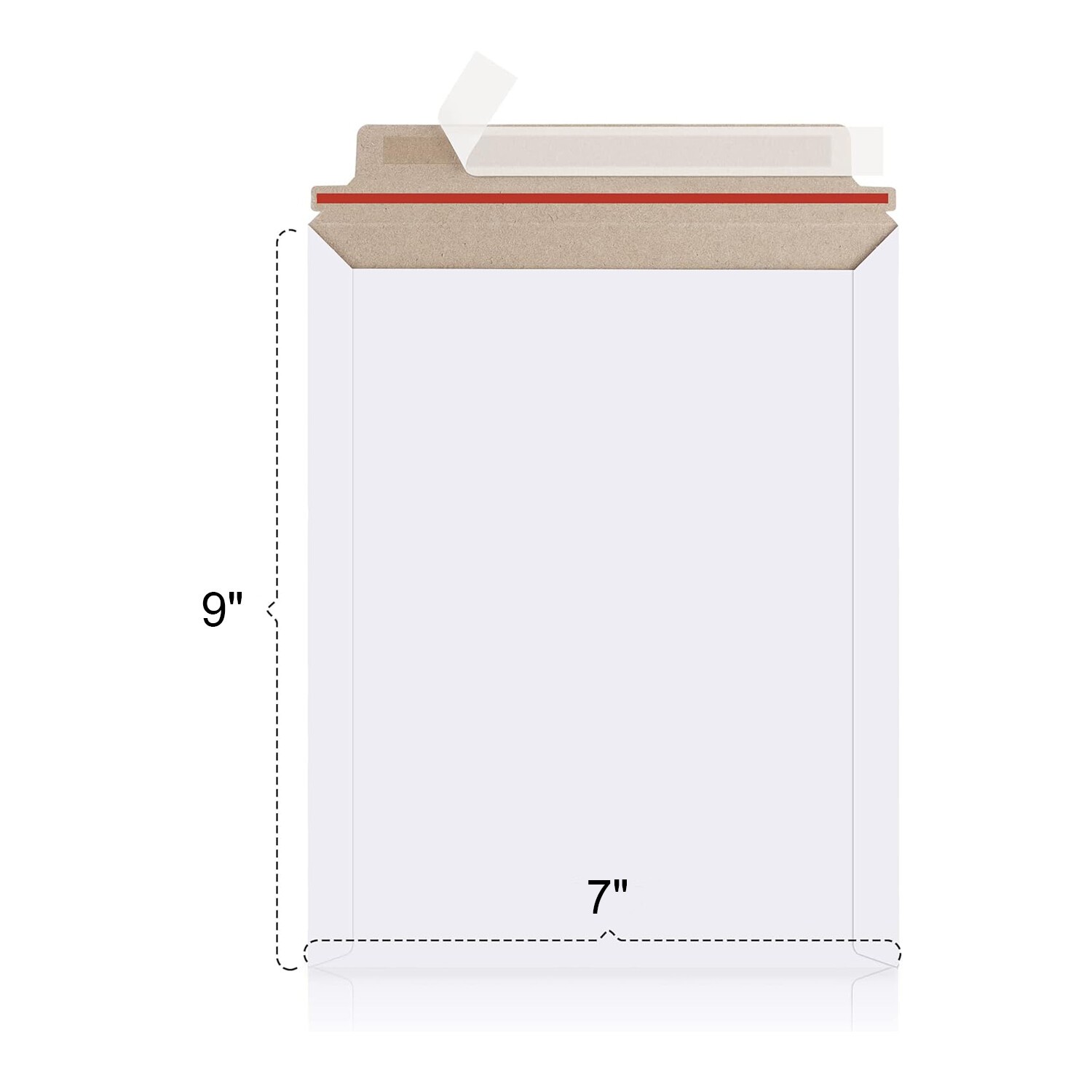 Rigid Photo Mailers 300gsm Cardboard Self Seal with Easy Open Tear Strip 100-400