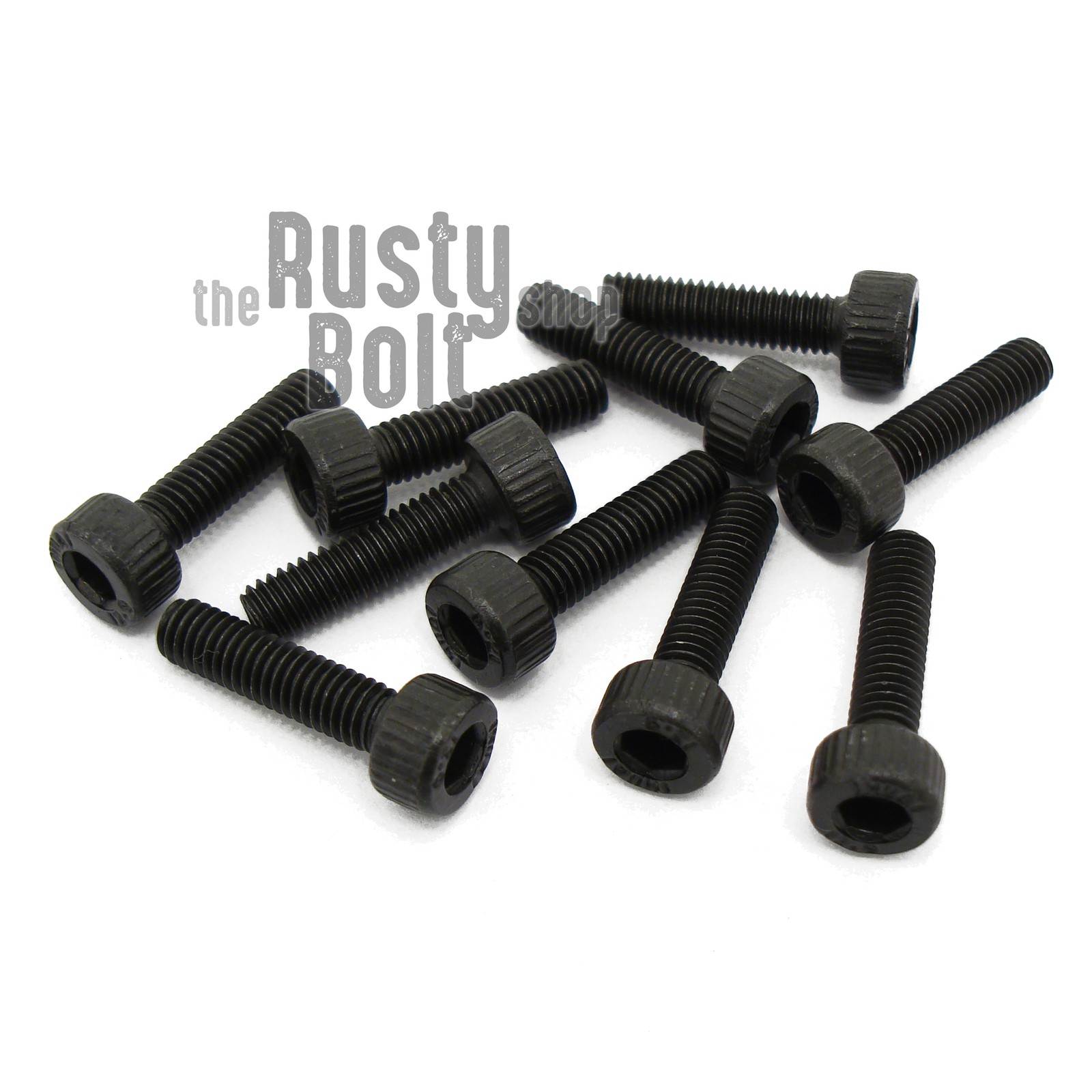 M3 x 12mm, Socket Head Cap Screws, 12.9 Steel, Black