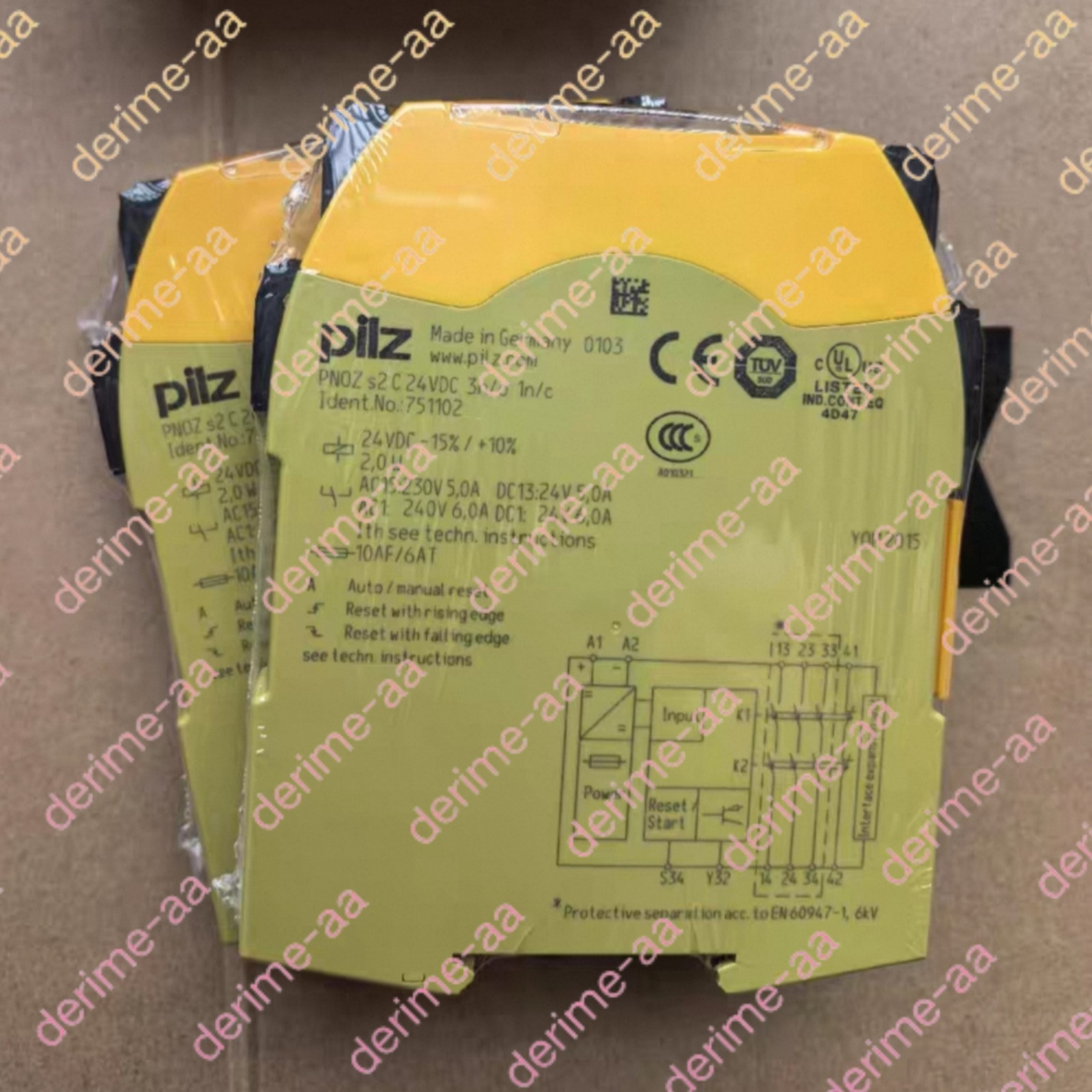 Pilz Safety relay 751102 PNOZ s2#1pcs new in box