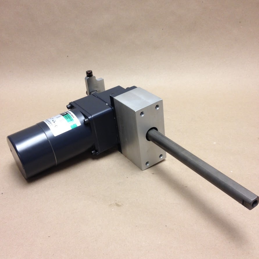 Oriental Motor 4IK25GN-SWM AC Magnetic Break Motor with 4LF45N-3 Linear Head