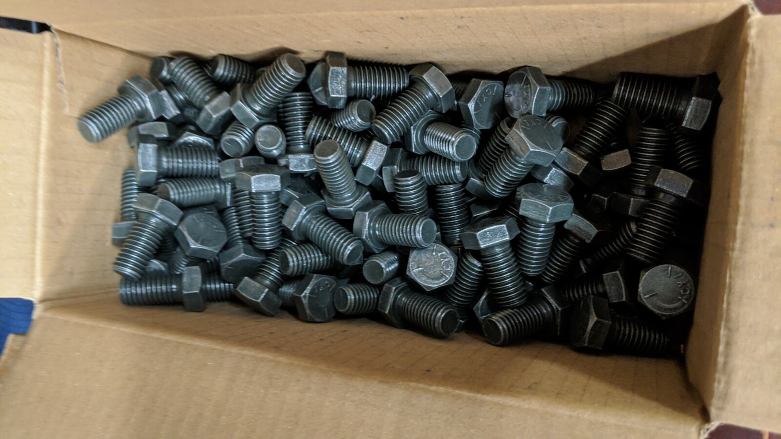 10 Pounds of Zinc 1/2 – 13 x 1 Hex Cap Screws