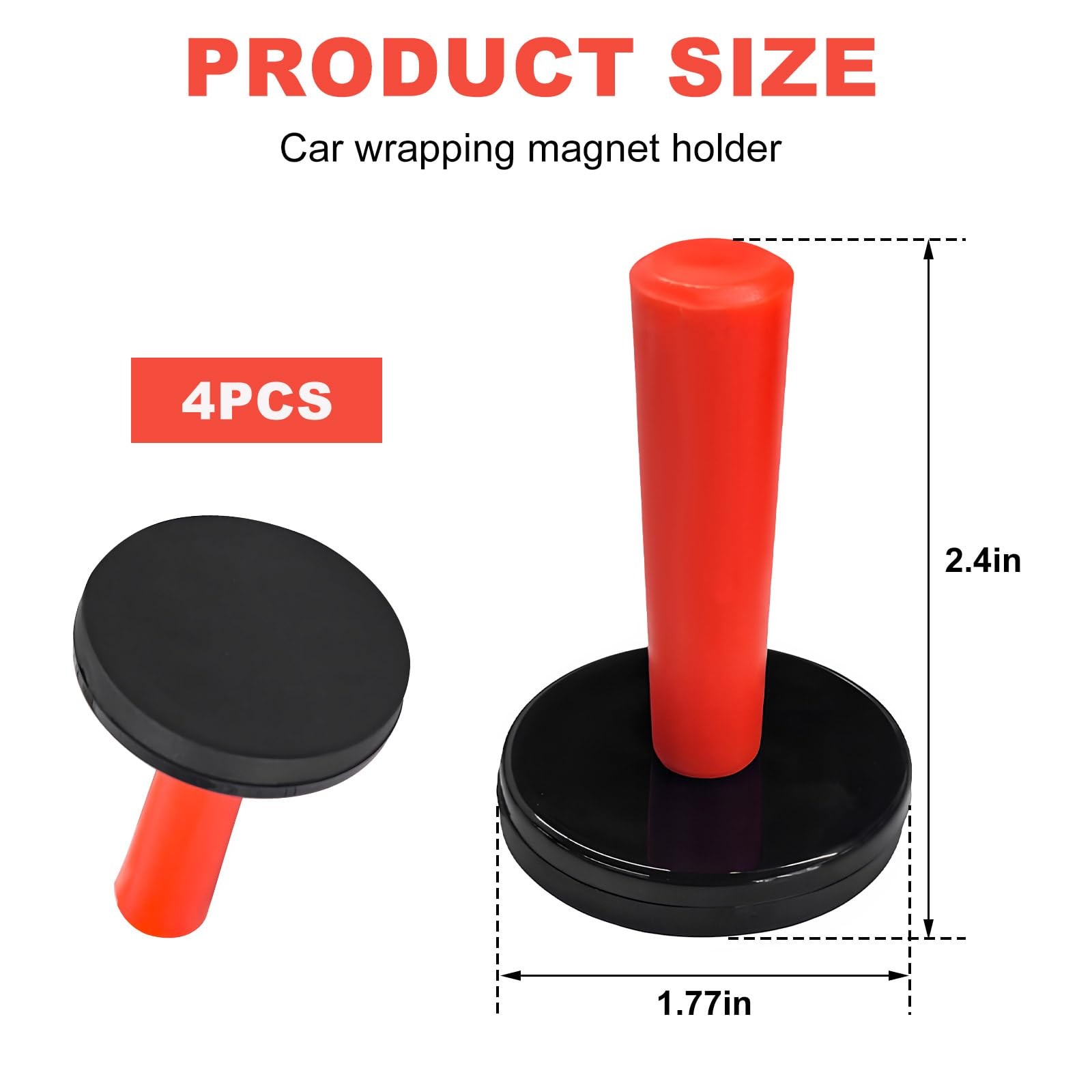 4PCS Vinyl Wrap Magnets for Cars Gripper Holder Tint Tool Auto Film for Sign