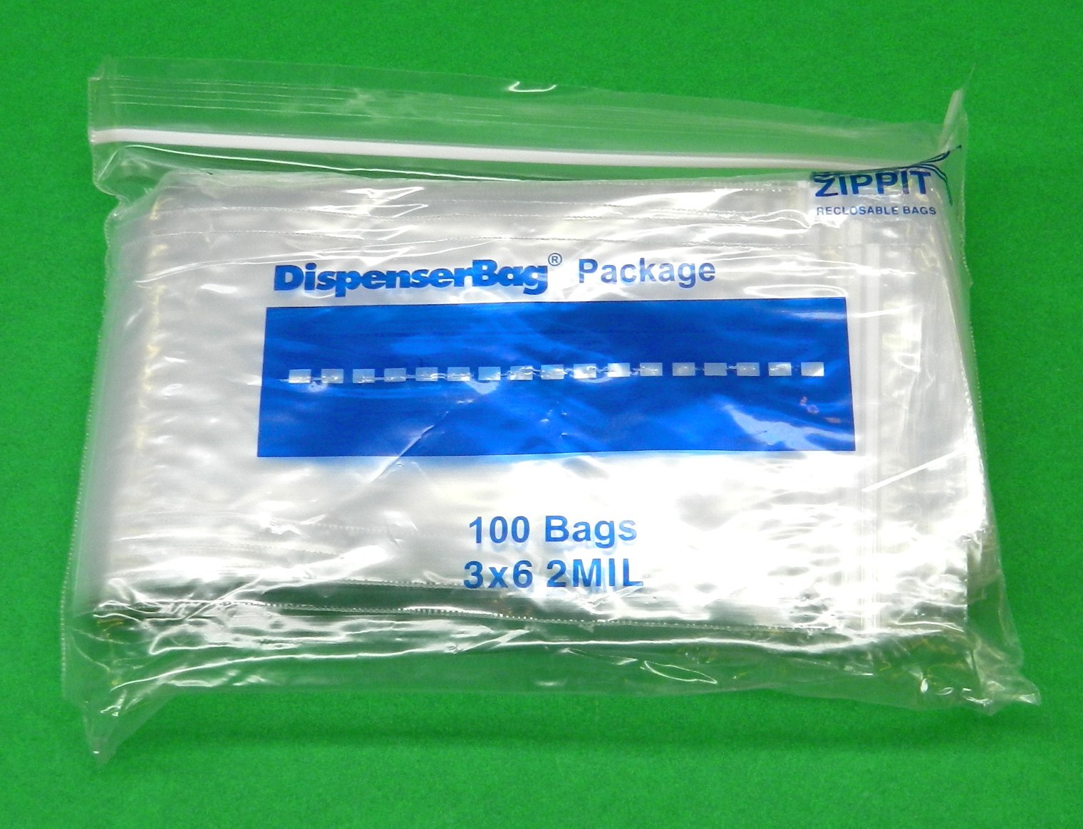 RELOC ZIPPIT Bags 2Mil Clear 3 x 6 Poly Zip Seal Lock Bag 200 RECLOSABLE 3″ x 6″