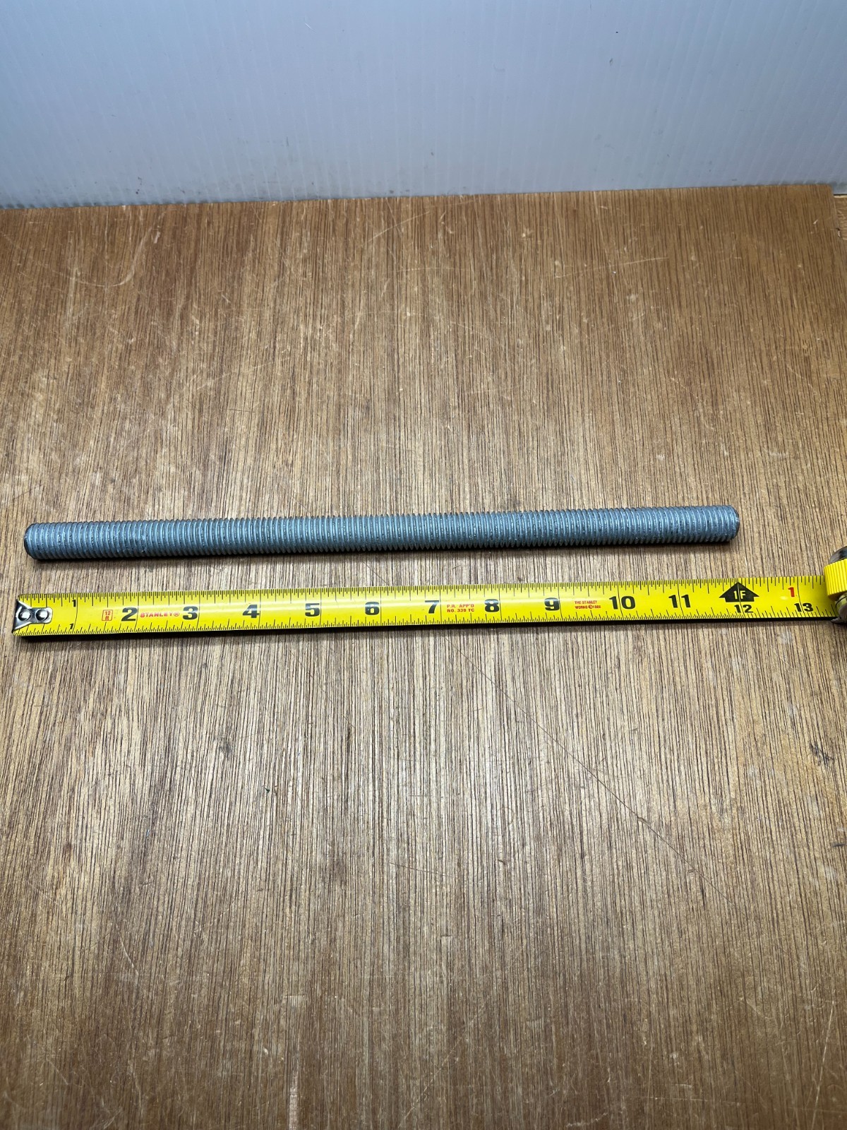 5/8″-11 X 12″ Hot Dipped Galvanized Steel Fully Threaded All Thread Rod USA