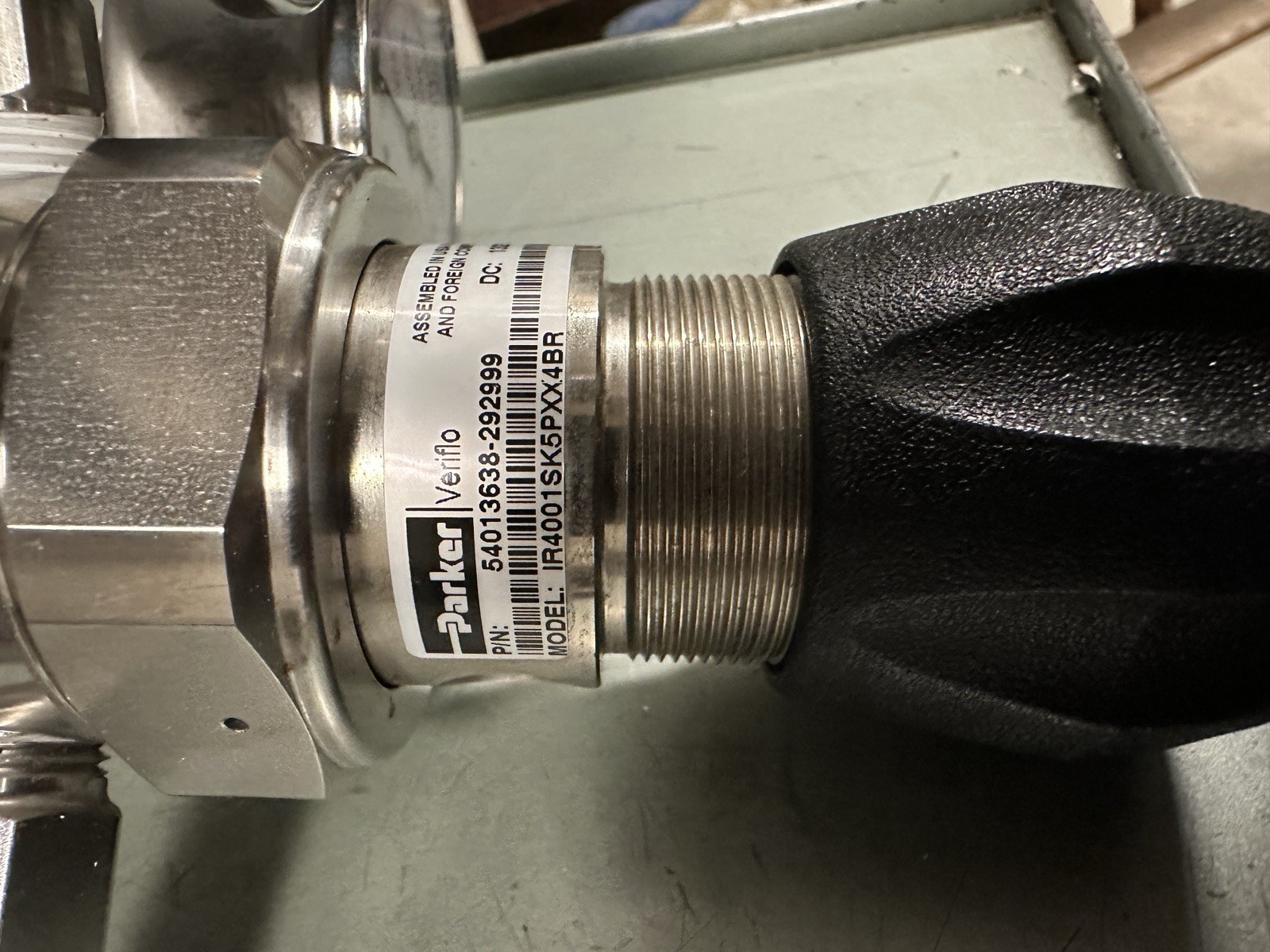 Parker Hannifin Veriflo IR4000 Series Pressure Regulator.